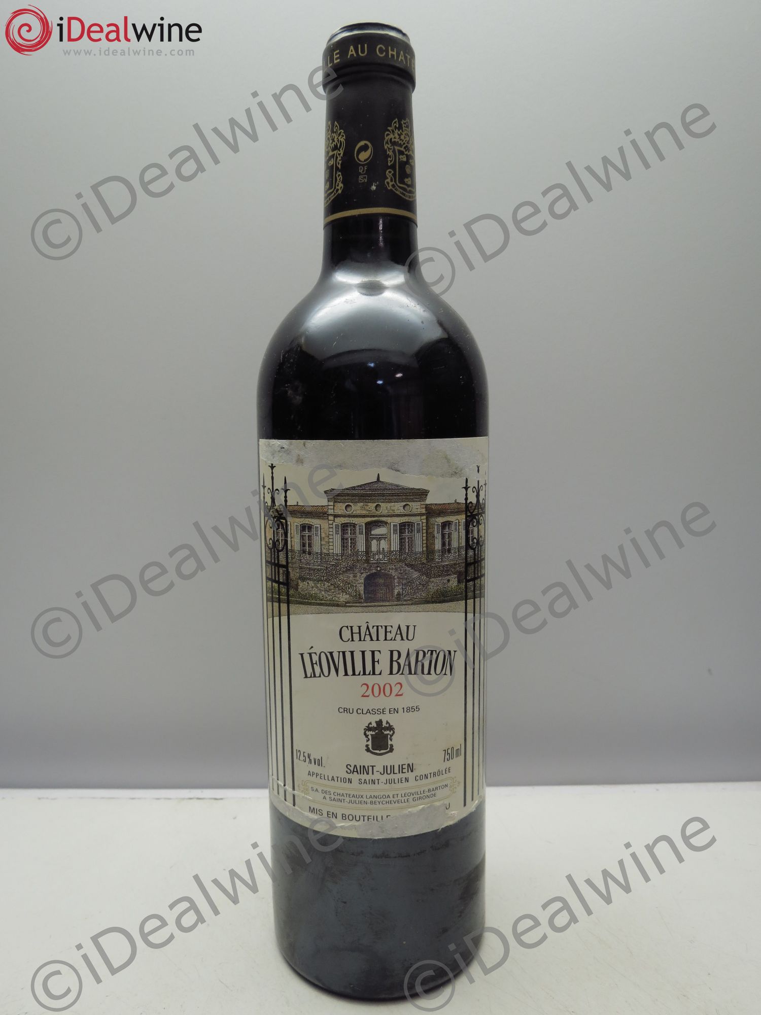 Château Léoville Barton 2ème Grand Cru Classé 2002 - Lot de 1 bouteille - 0