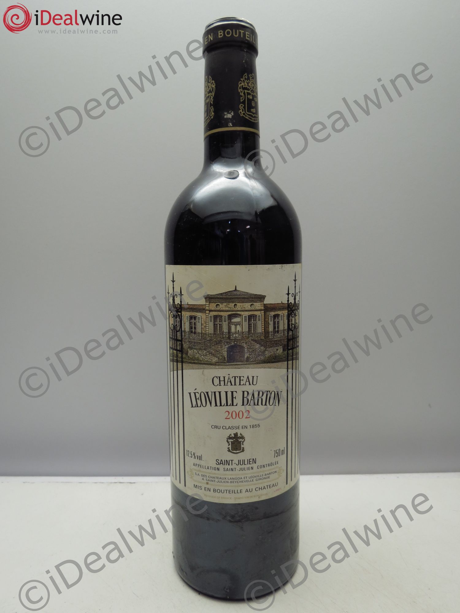 Château Léoville Barton 2ème Grand Cru Classé 2002 - Lot de 1 bouteille - 0