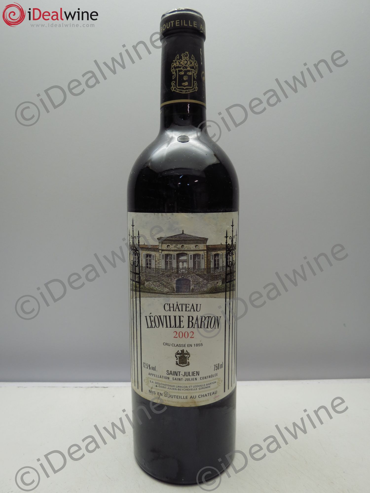 Château Léoville Barton 2ème Grand Cru Classé 2002 - Lot de 1 bouteille - 0