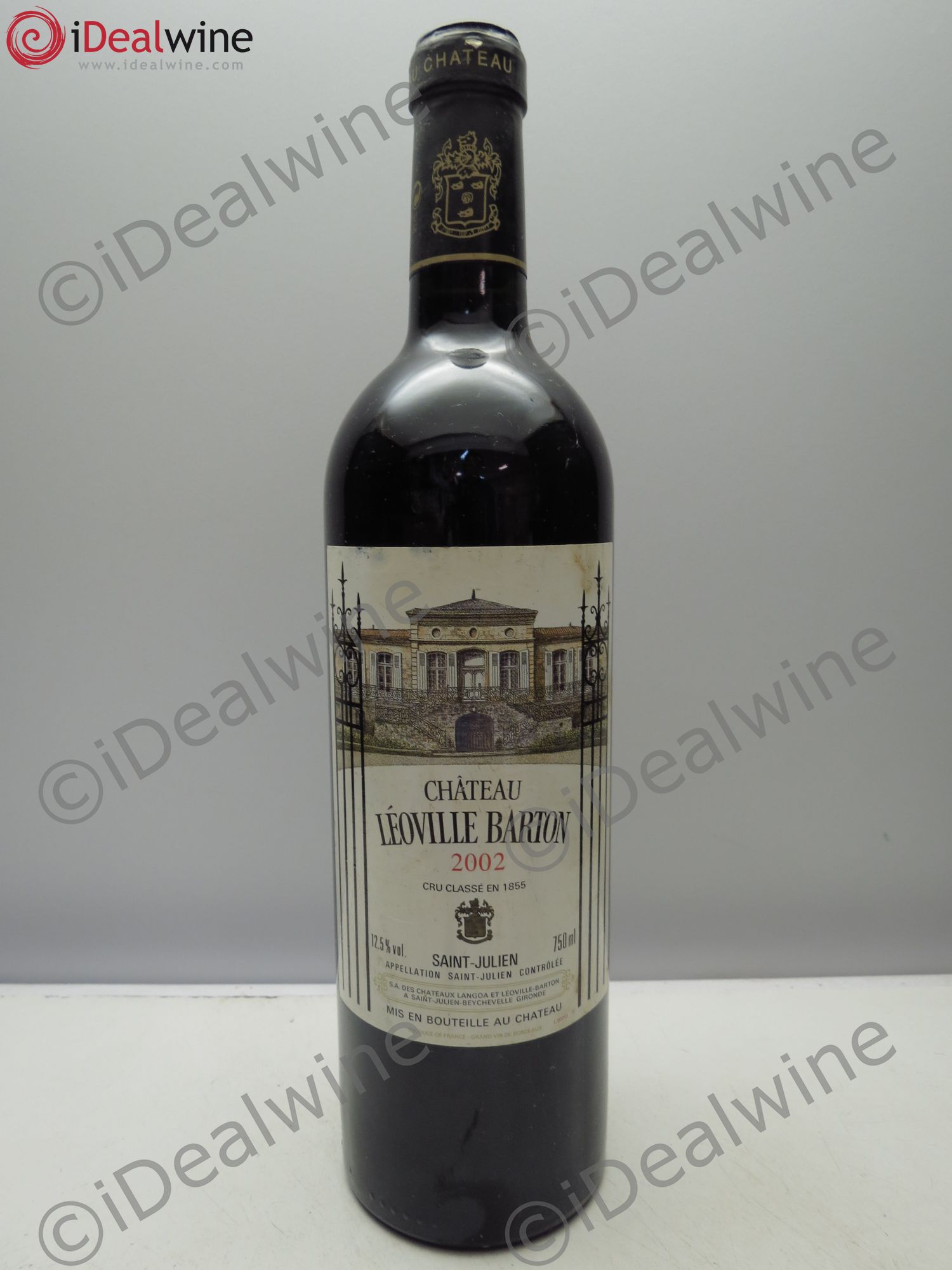 Château Léoville Barton 2ème Grand Cru Classé 2002 - Lot de 1 bouteille - 0