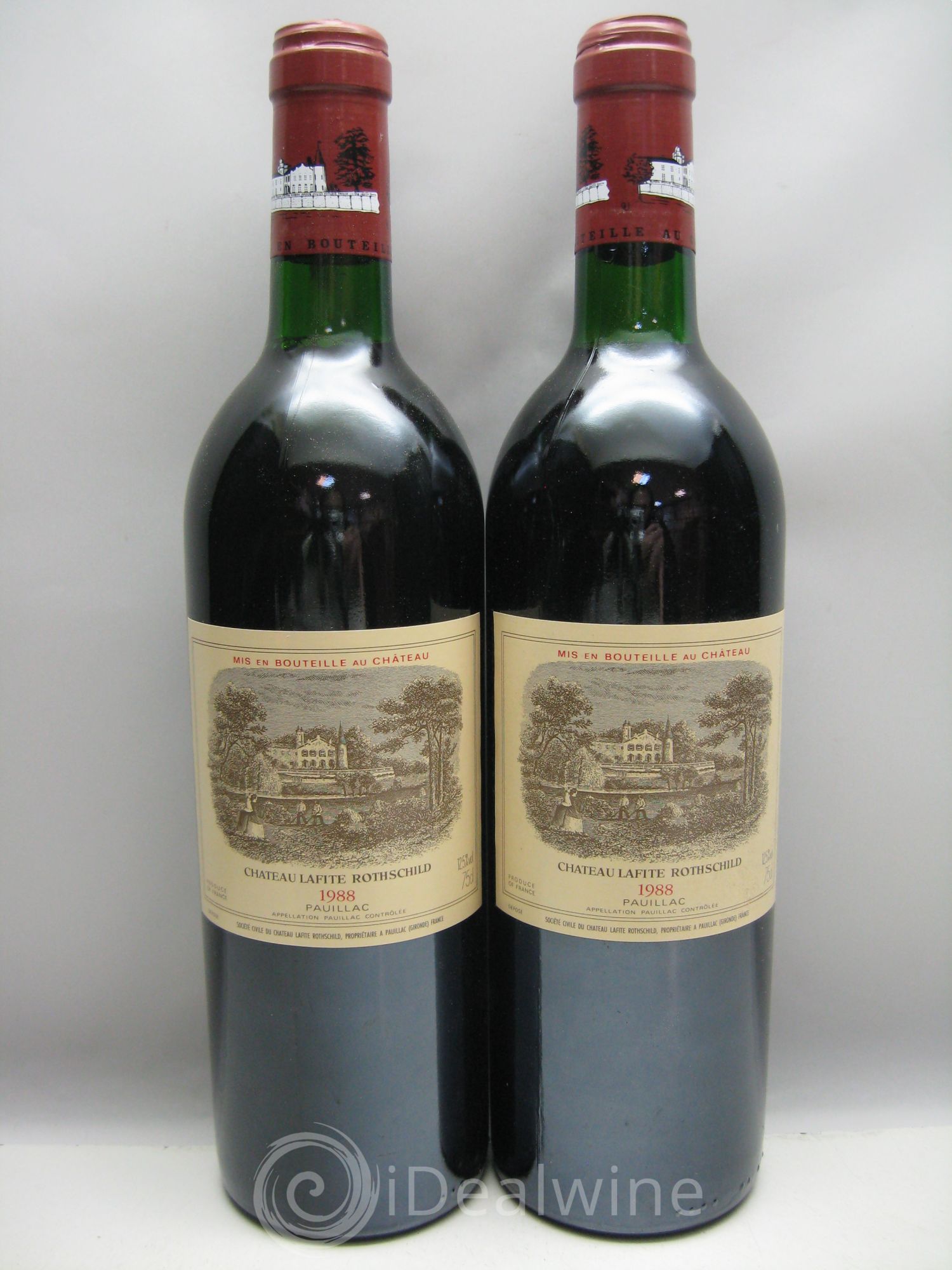 Château Lafite Rothschild 1er Grand Cru Classé 1988 - Lot de 12 bouteilles - 0