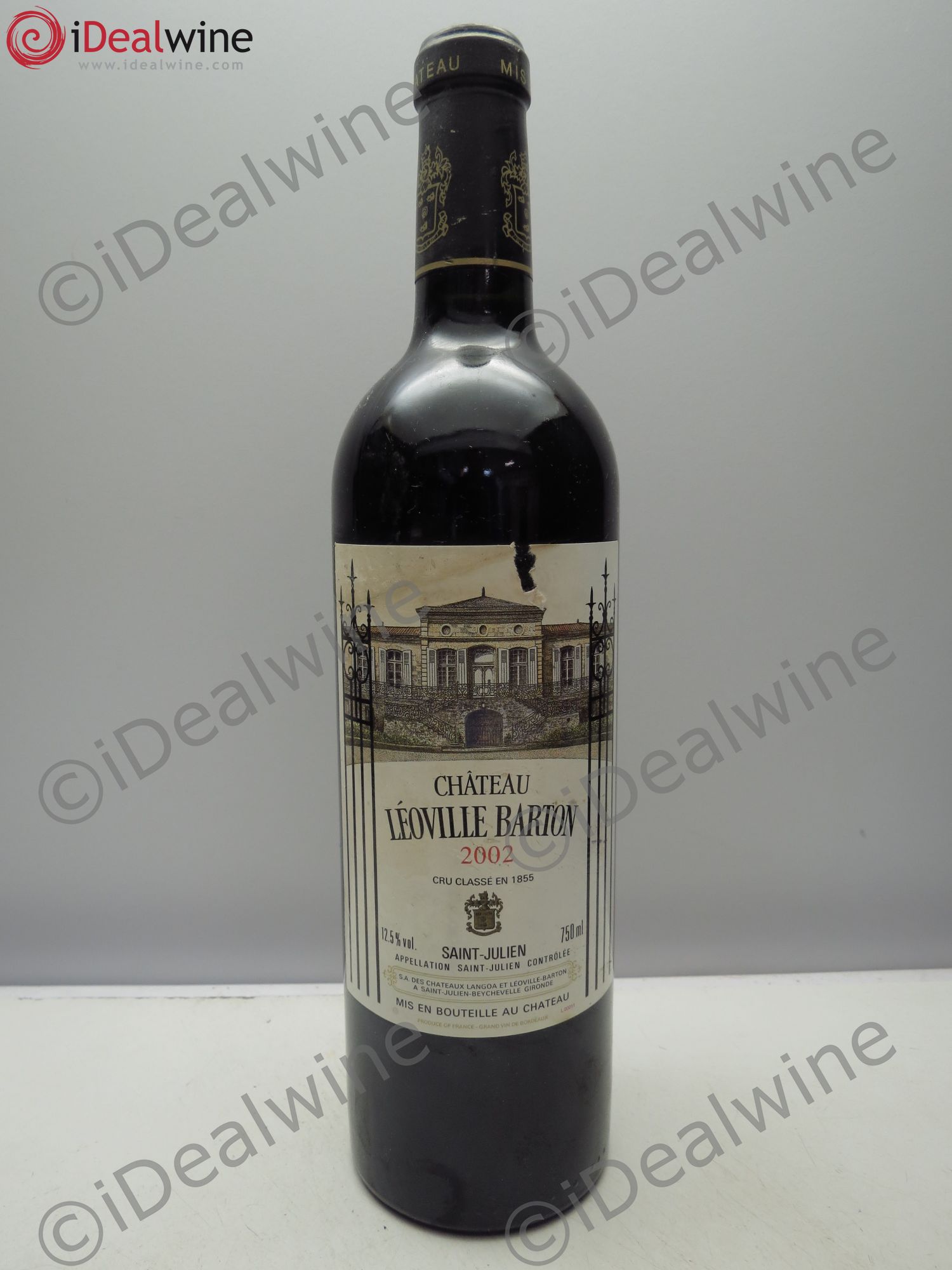 Château Léoville Barton 2ème Grand Cru Classé 2002 - Lot de 1 bouteille - 0