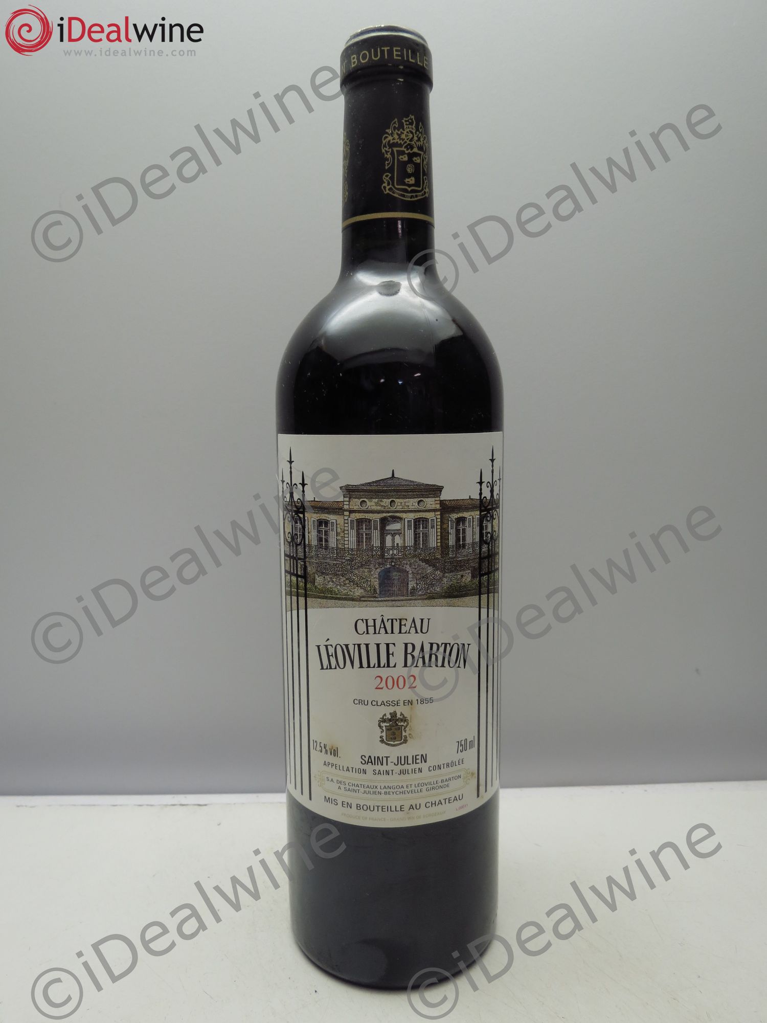 Château Léoville Barton 2ème Grand Cru Classé 2002 - Lot de 1 bouteille - 0