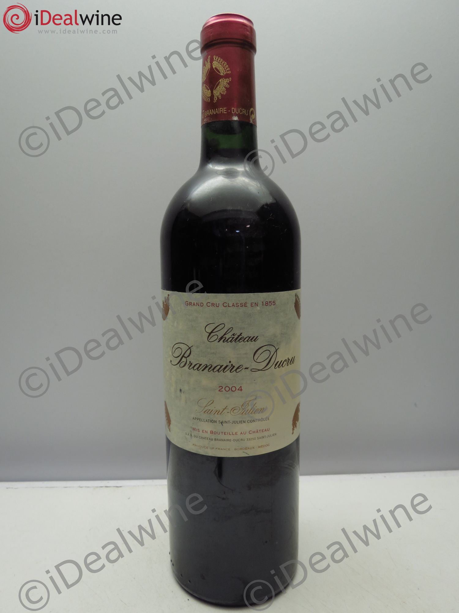 Château Branaire Ducru 4ème Grand Cru Classé 2004 - Lot de 1 bouteille - 0