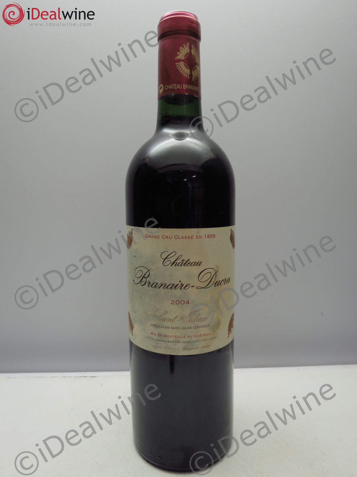 Château Branaire Ducru 4ème Grand Cru Classé 2004 - Lot de 1 bouteille - 0
