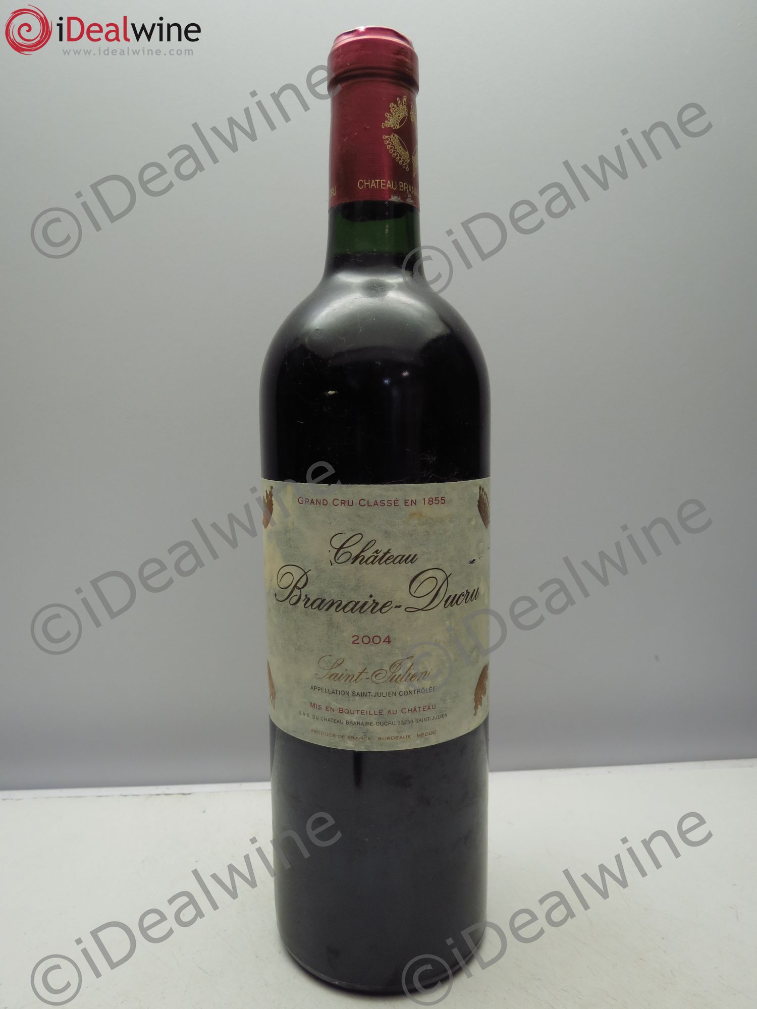 Château Branaire Ducru 4ème Grand Cru Classé 2004 - Lot de 1 bouteille - 0