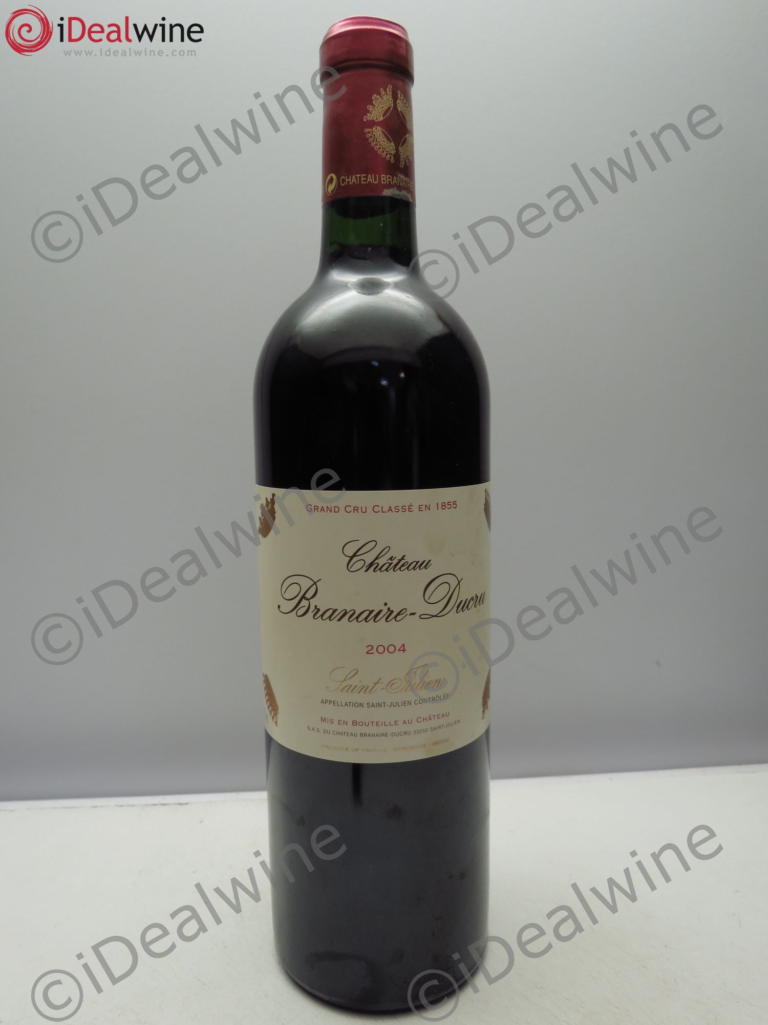 Château Branaire Ducru 4ème Grand Cru Classé 2004 - Lot de 1 bouteille - 0
