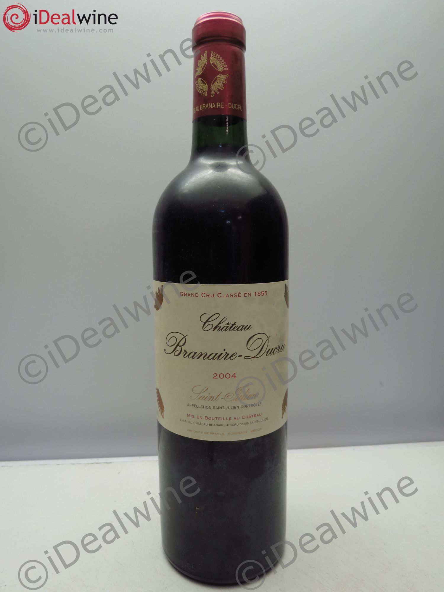Château Branaire Ducru 4ème Grand Cru Classé 2004 - Lot de 1 bouteille - 0