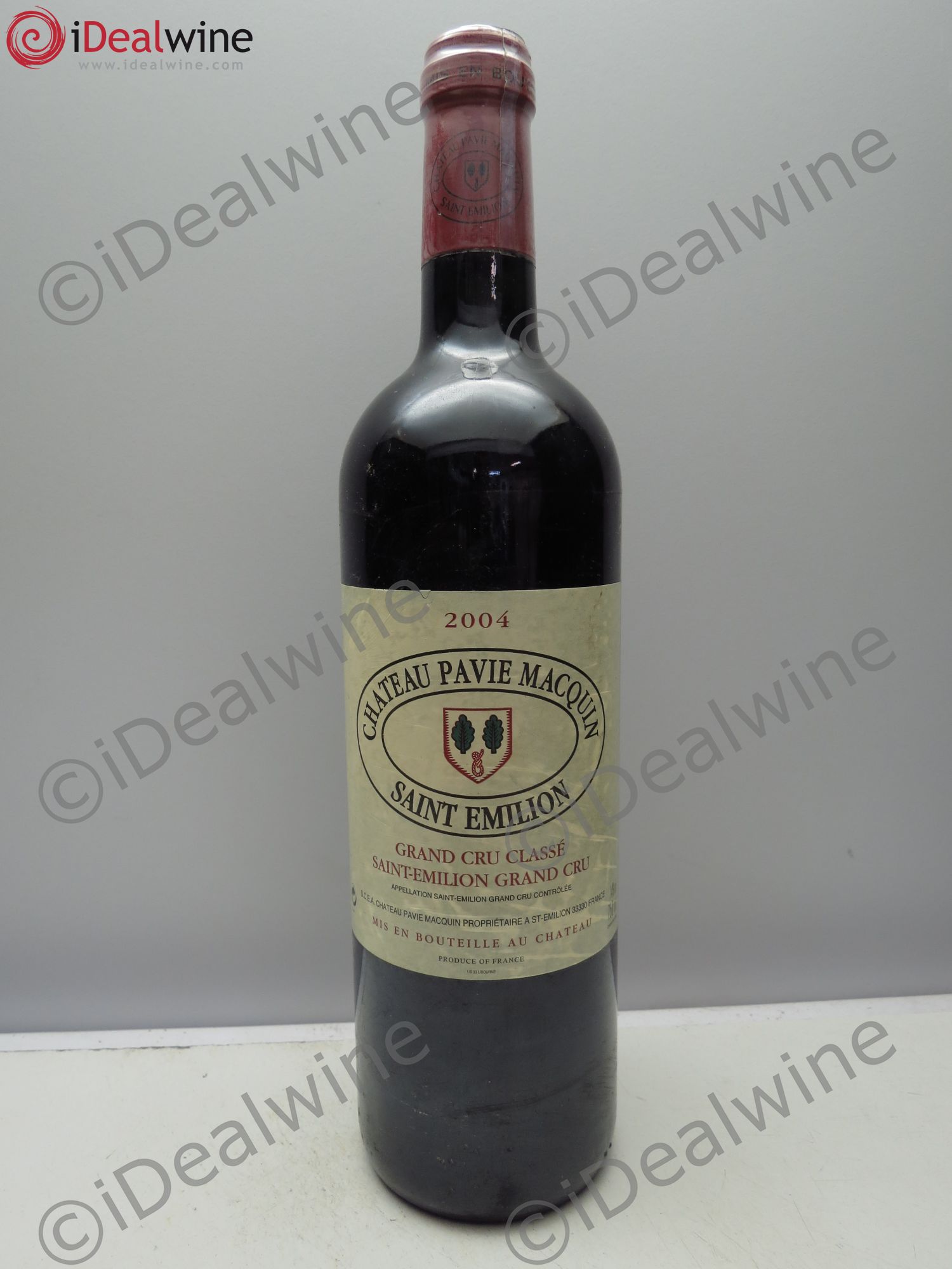 Château Pavie Macquin 1er Grand Cru Classé B 2004 - Lot de 1 bouteille - 0