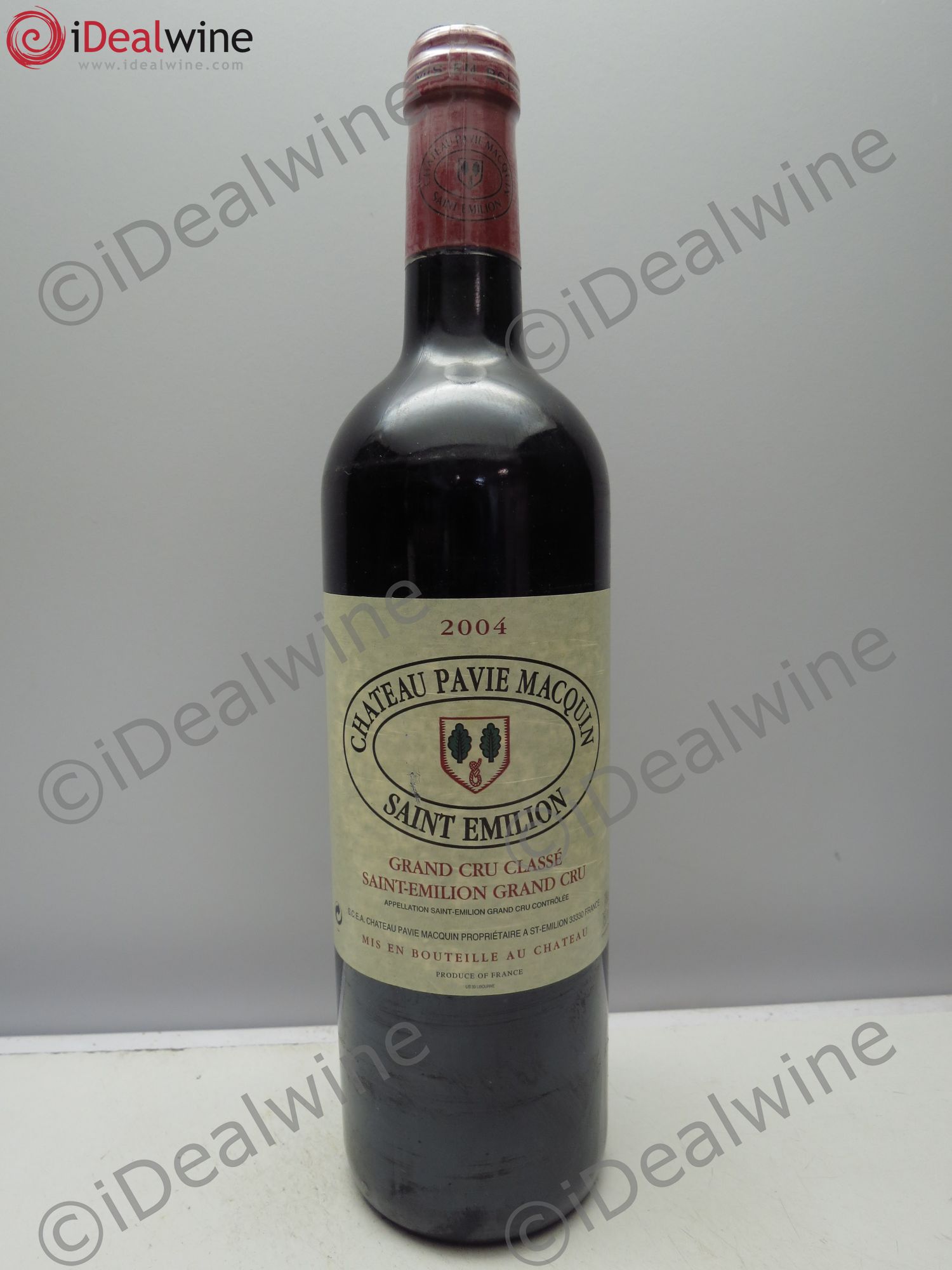 Château Pavie Macquin 1er Grand Cru Classé B 2004 - Lot de 1 bouteille - 0