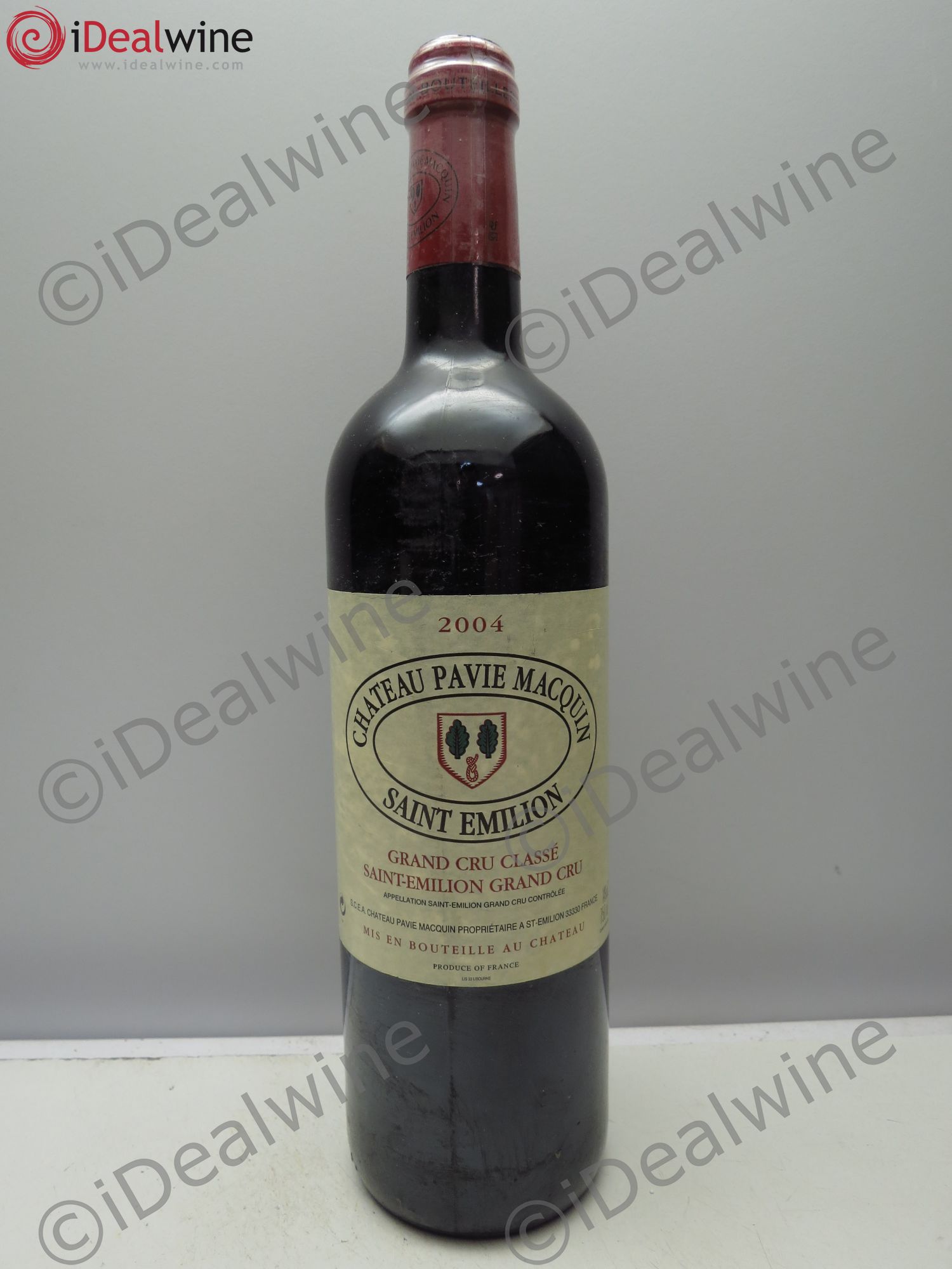 Château Pavie Macquin 1er Grand Cru Classé B 2004 - Lot de 1 bouteille - 0
