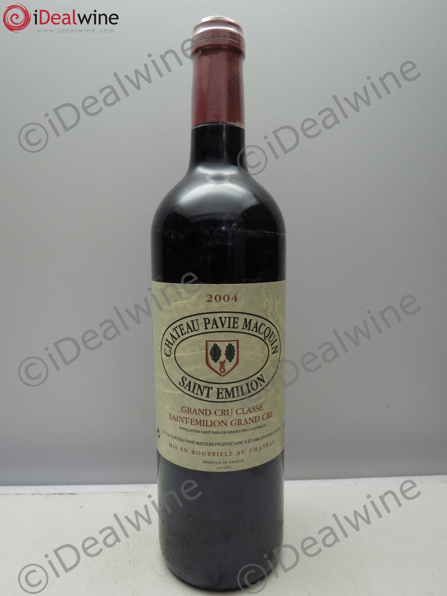 Château Pavie Macquin 1er Grand Cru Classé B 2004 - Lot de 1 bouteille - 0