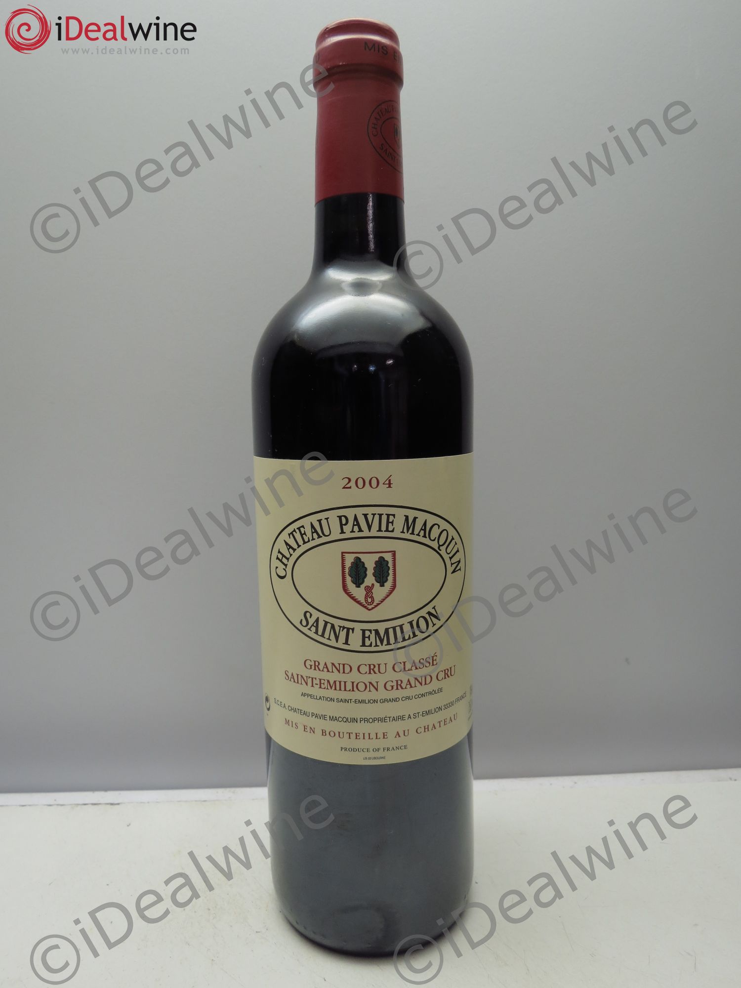 Château Pavie Macquin 1er Grand Cru Classé B 2004 - Lot de 1 bouteille - 0