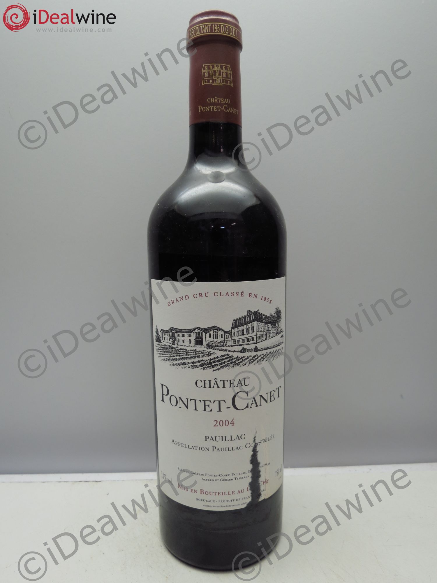 Château Pontet Canet 5ème Grand Cru Classé 2004 - Lot de 1 bouteille - 0