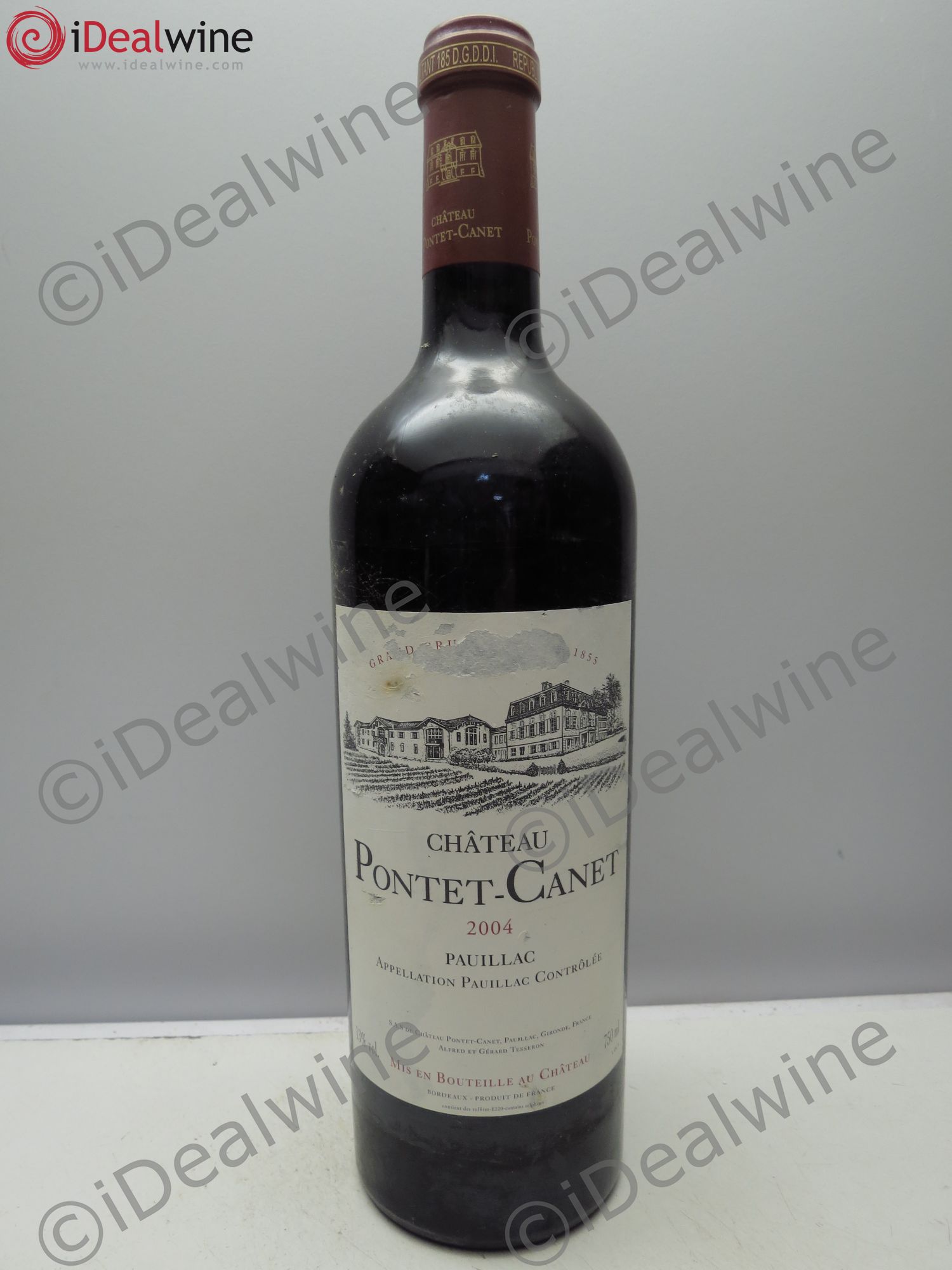 Château Pontet Canet 5ème Grand Cru Classé 2004 - Lot de 1 bouteille - 0