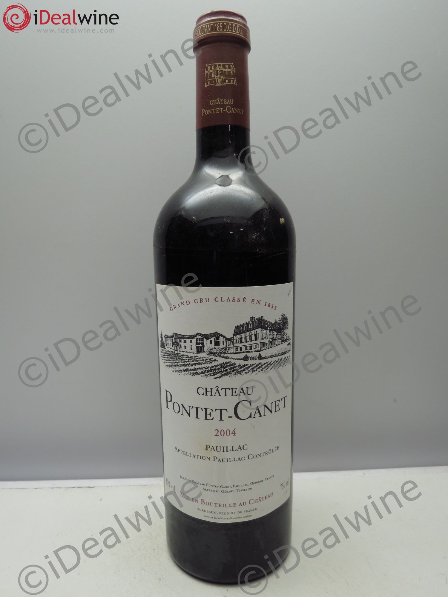 Château Pontet Canet 5ème Grand Cru Classé 2004 - Lot de 1 bouteille - 0