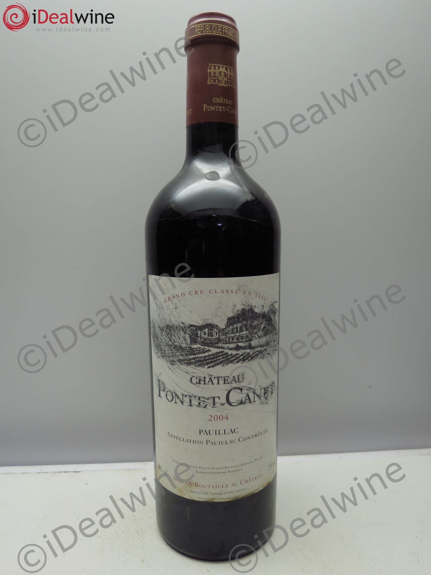 Château Pontet Canet 5ème Grand Cru Classé 2004 - Lot de 1 bouteille - 0