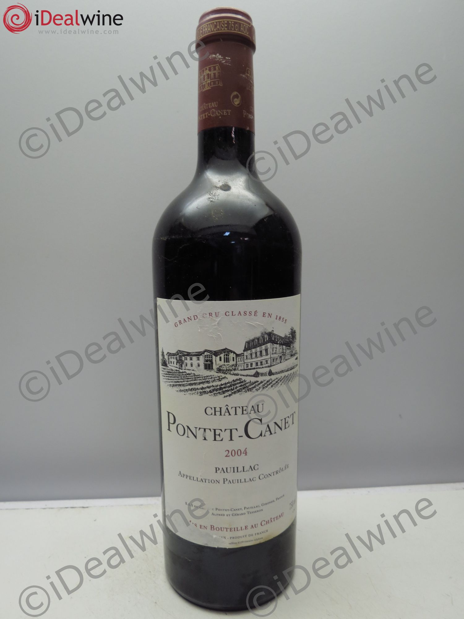 Château Pontet Canet 5ème Grand Cru Classé 2004 - Lot de 1 bouteille - 0