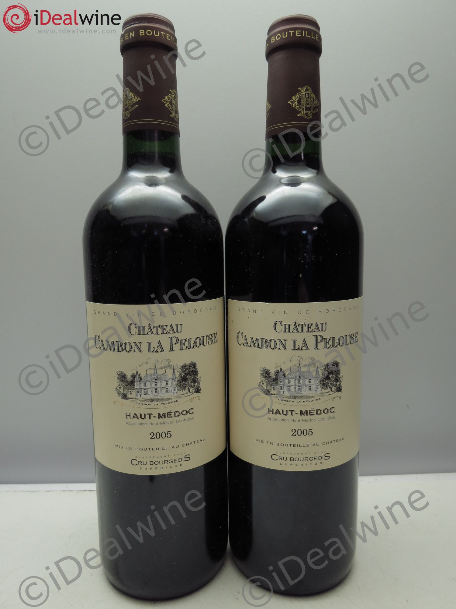 Château Cambon la Pelouse Cru Bourgeois 2005 - Lot de 2 bouteilles - 0
