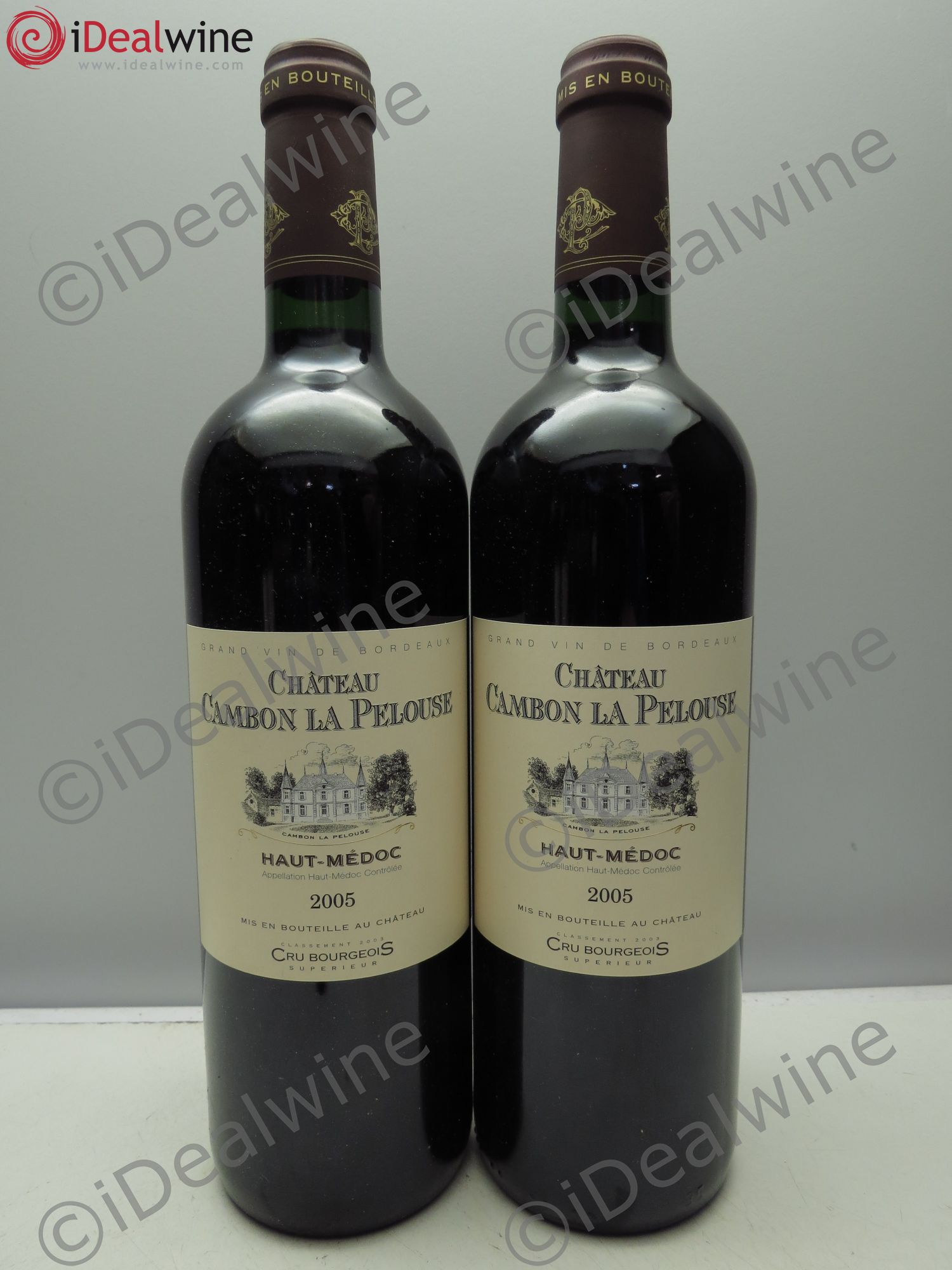 Château Cambon la Pelouse Cru Bourgeois 2005 - Lot de 2 bouteilles - 0