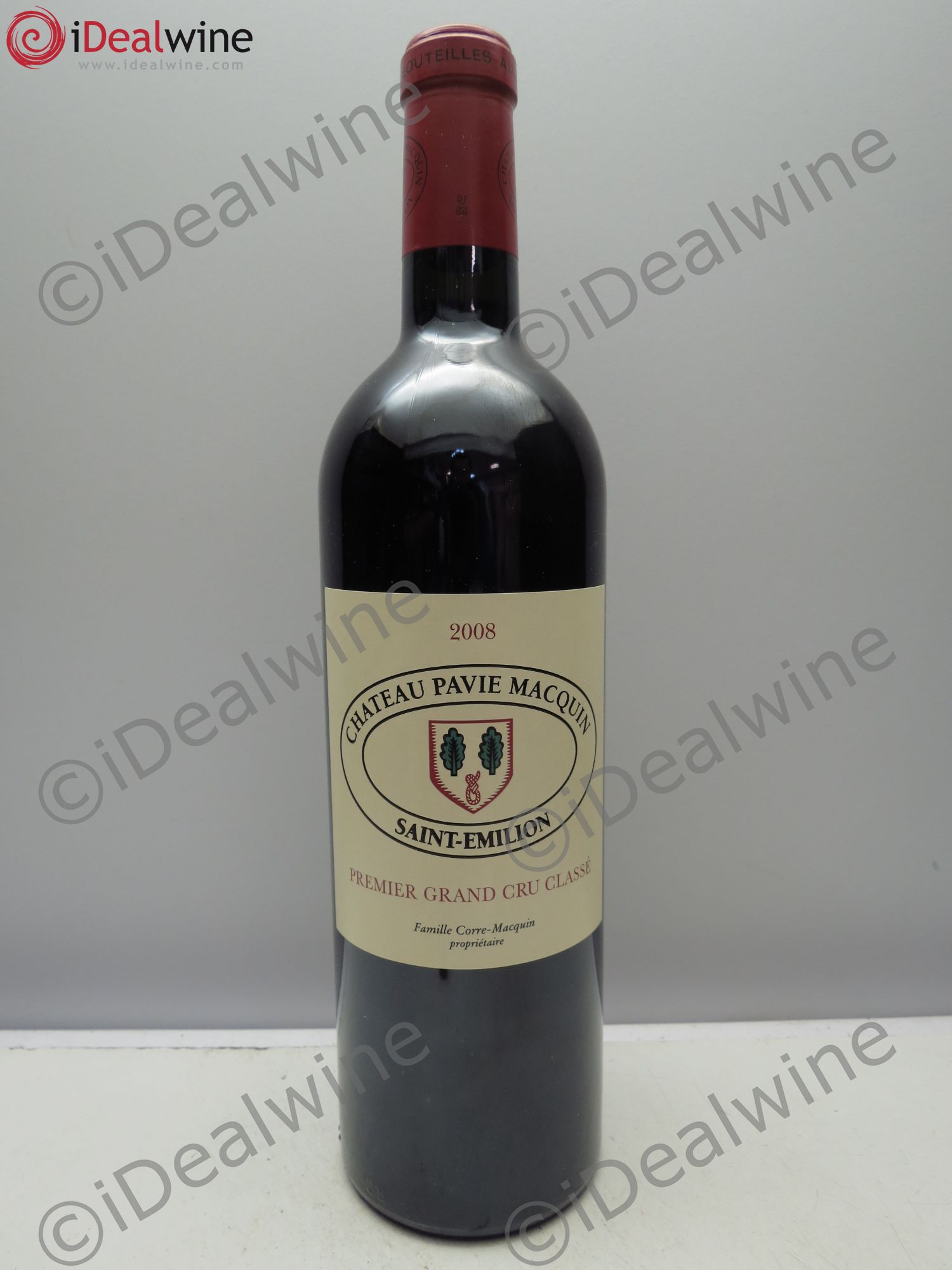 Château Pavie Macquin 1er Grand Cru Classé B 2008 - Lot de 1 bouteille - 0