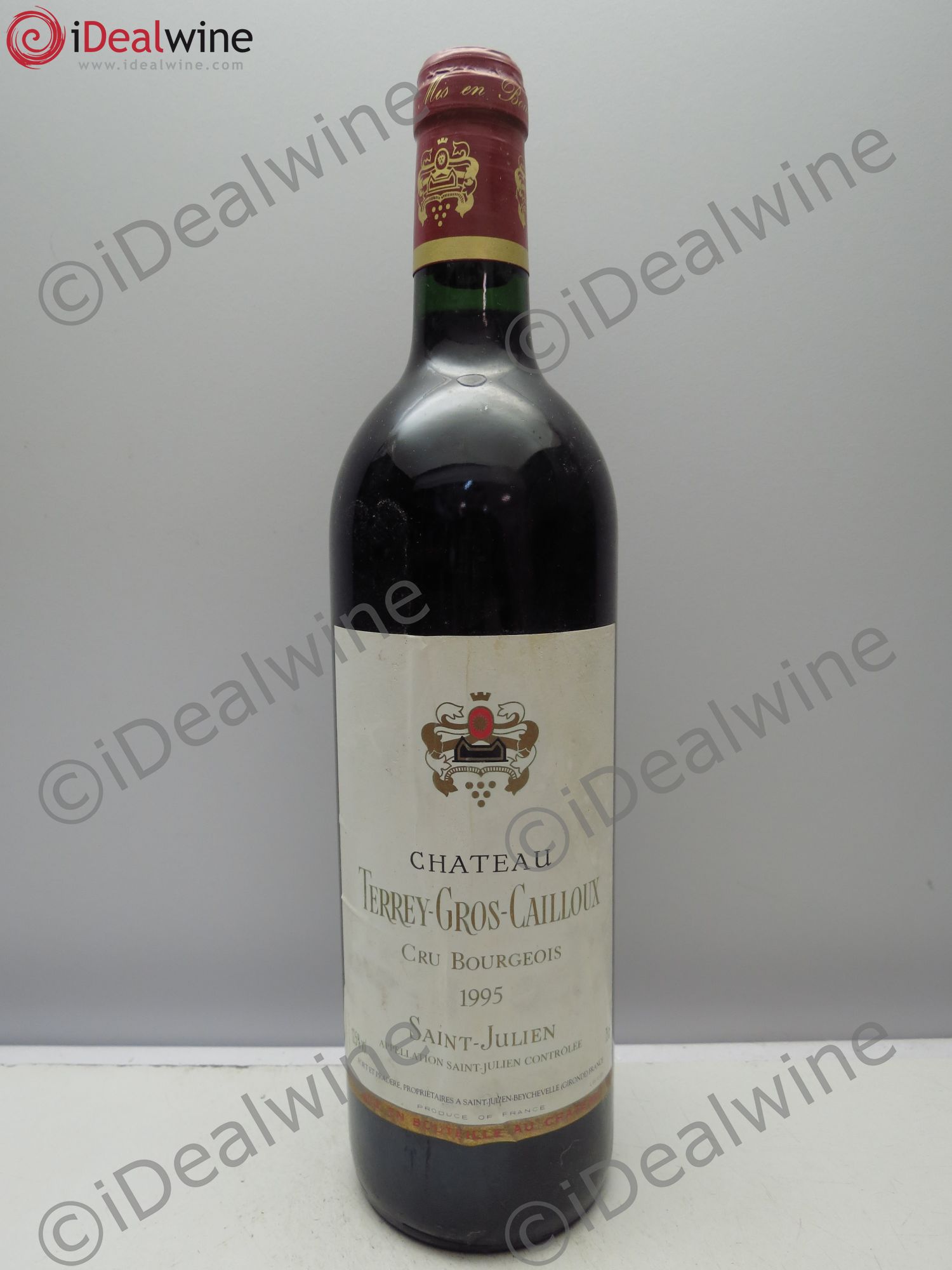 Château Terrey Gros Cailloux Cru Bourgeois 1995 - Lot de 6 bouteilles - 0