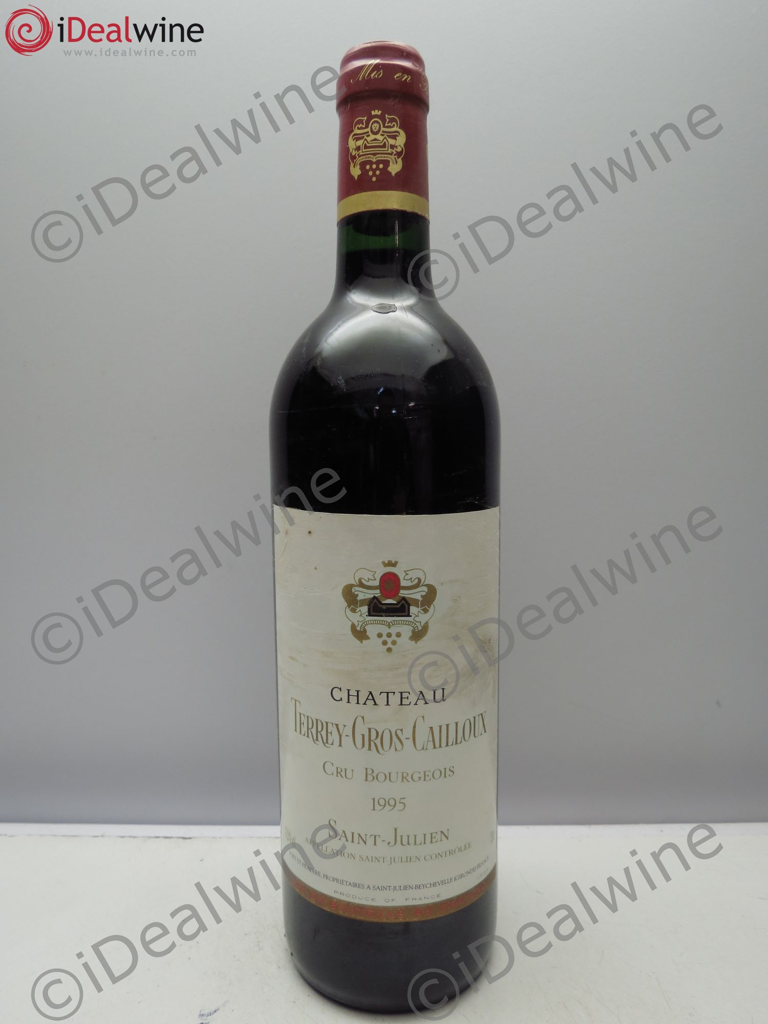Château Terrey Gros Cailloux Cru Bourgeois 1995 - Lot de 1 bouteille - 0
