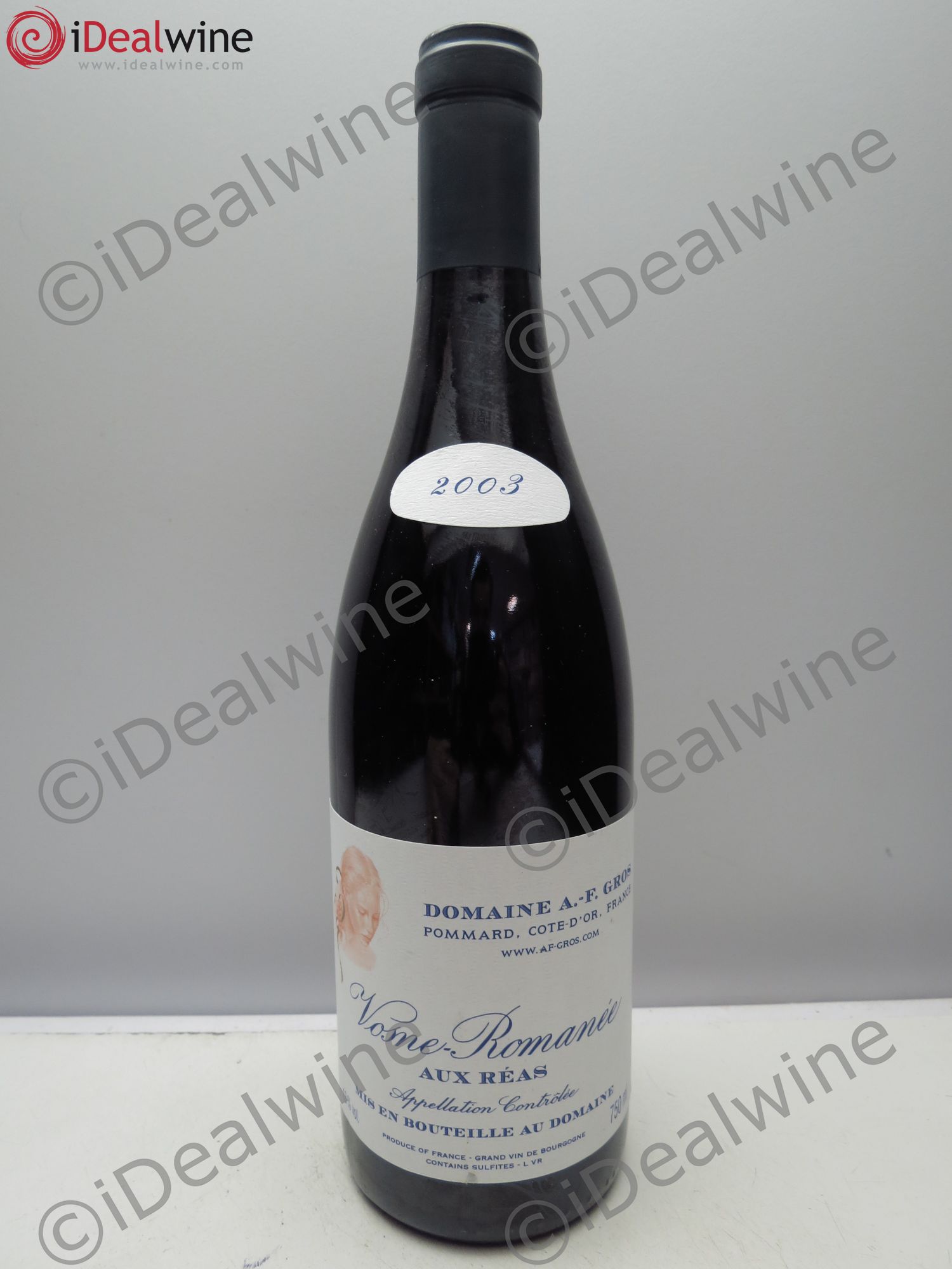Vosne-Romanée A.-F. Gros Aux Réas 2003 - Lot de 1 bouteille - 0