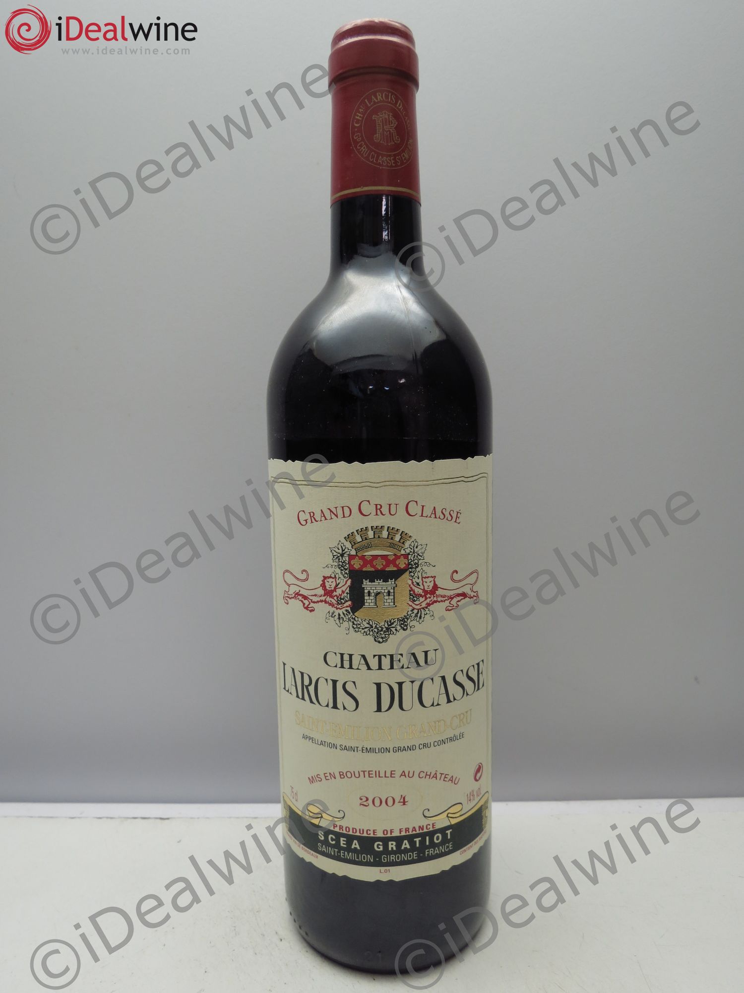 Château Larcis Ducasse 1er Grand Cru Classé B 2004 - Lot de 1 bouteille - 0