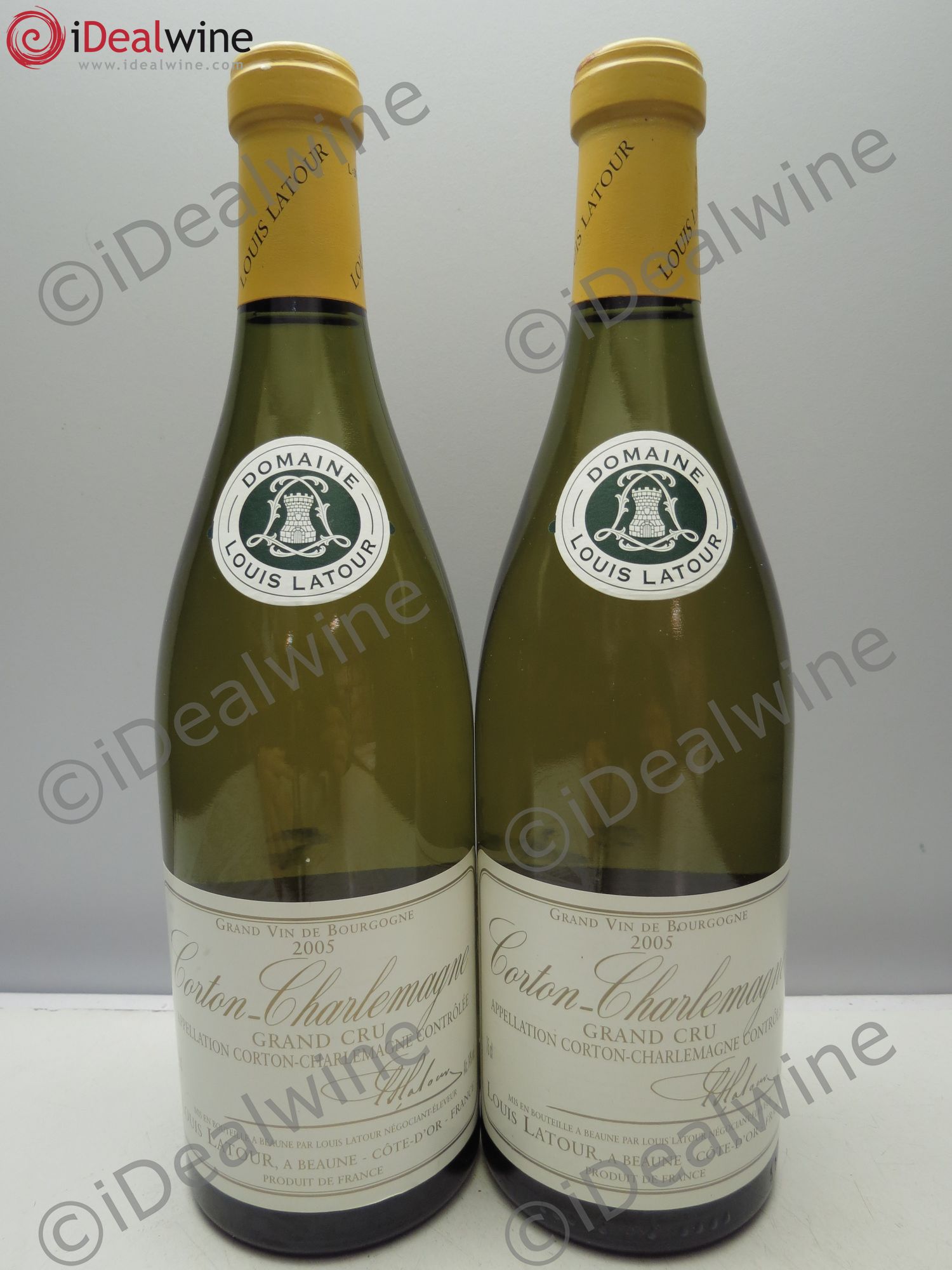 Corton-Charlemagne Grand Cru Louis Latour 2005 - Lot de 2 bouteilles - 0