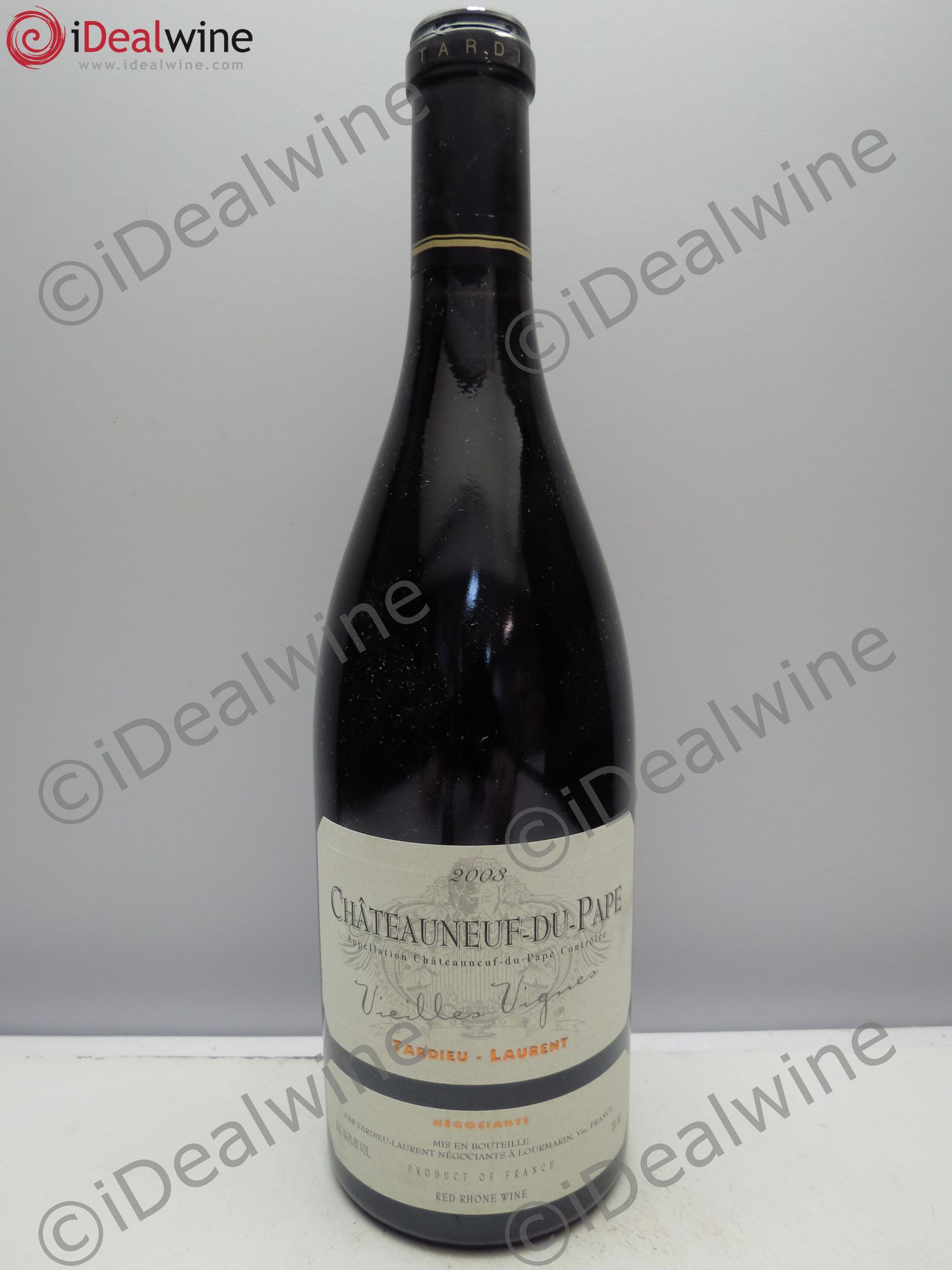 Châteauneuf-du-Pape Tardieu-Laurent Vieilles vignes Famille Tardieu 2003 - Lot de 1 bouteille - 0
