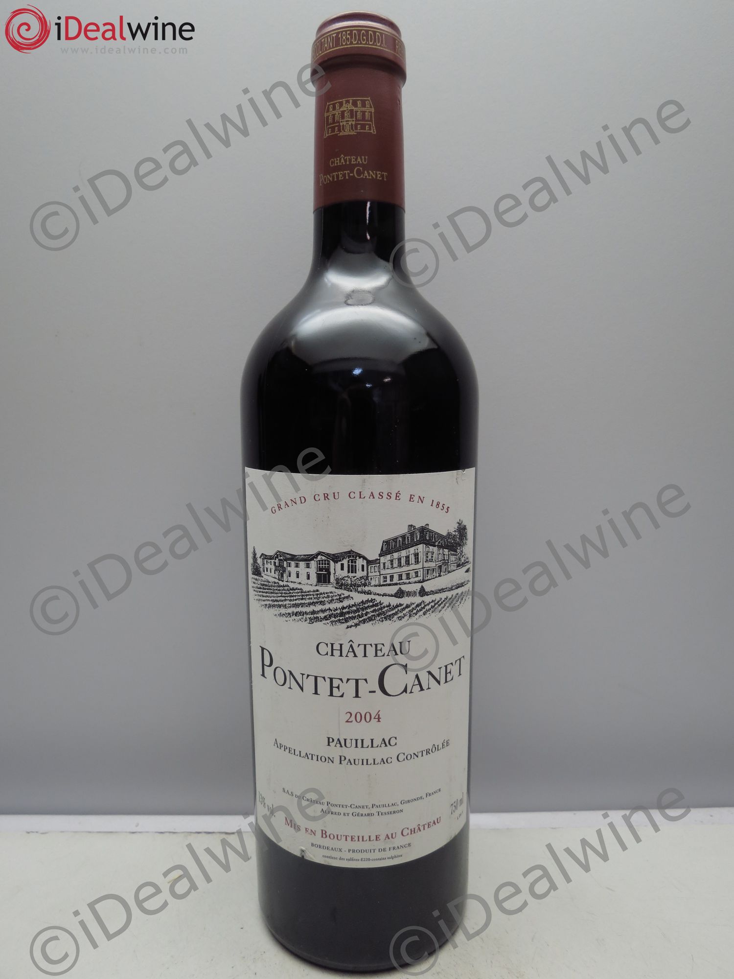 Château Pontet Canet 5ème Grand Cru Classé 2004 - Lot de 1 bouteille - 0