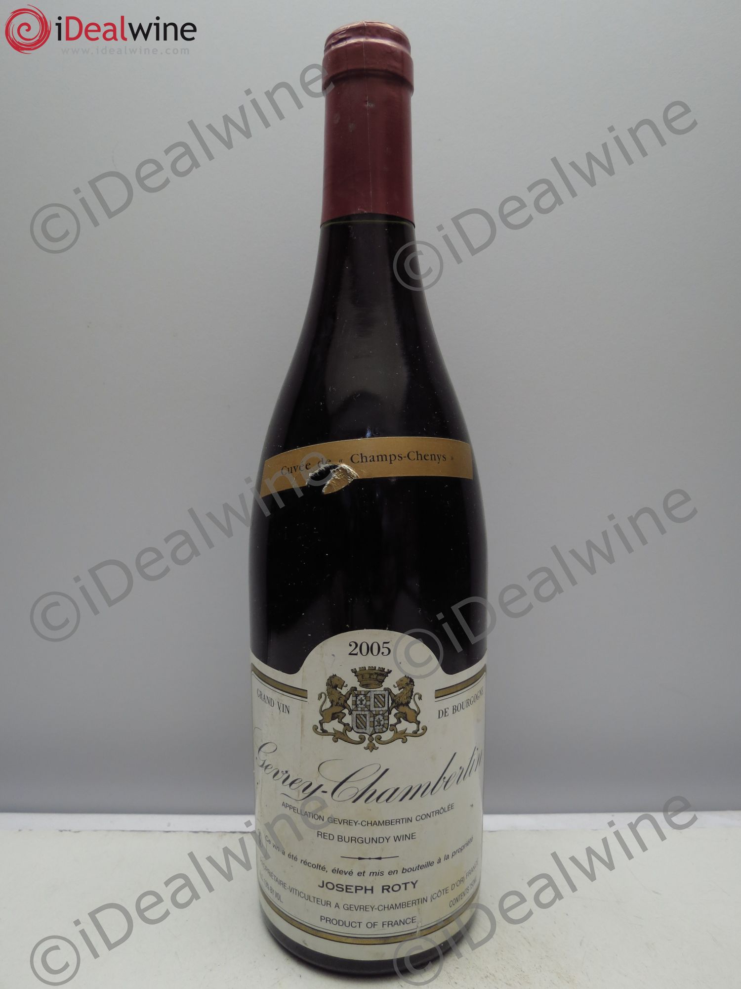 Gevrey-Chambertin Cuvée de Champs-Chenys Joseph Roty (Domaine) 2005 - Lot de 1 bouteille - 0