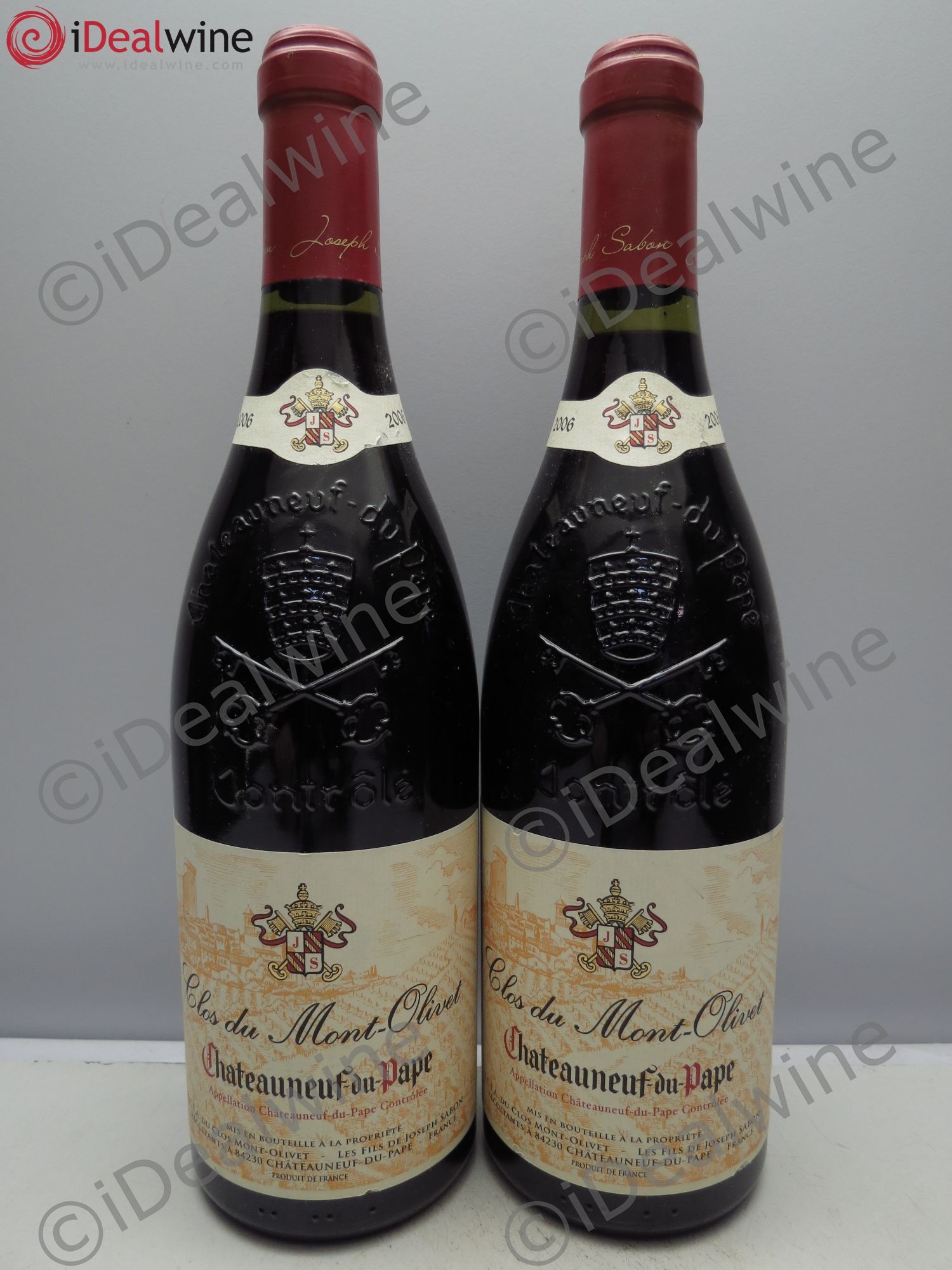 Châteauneuf-du-Pape Clos du Mont-Olivet 2006 - Lot de 2 bouteilles - 0