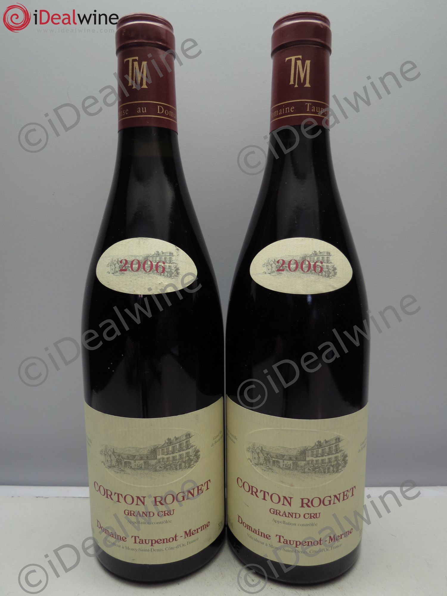 Corton Grand Cru Taupenot-Merme 2006 - Lot de 2 bouteilles - 0