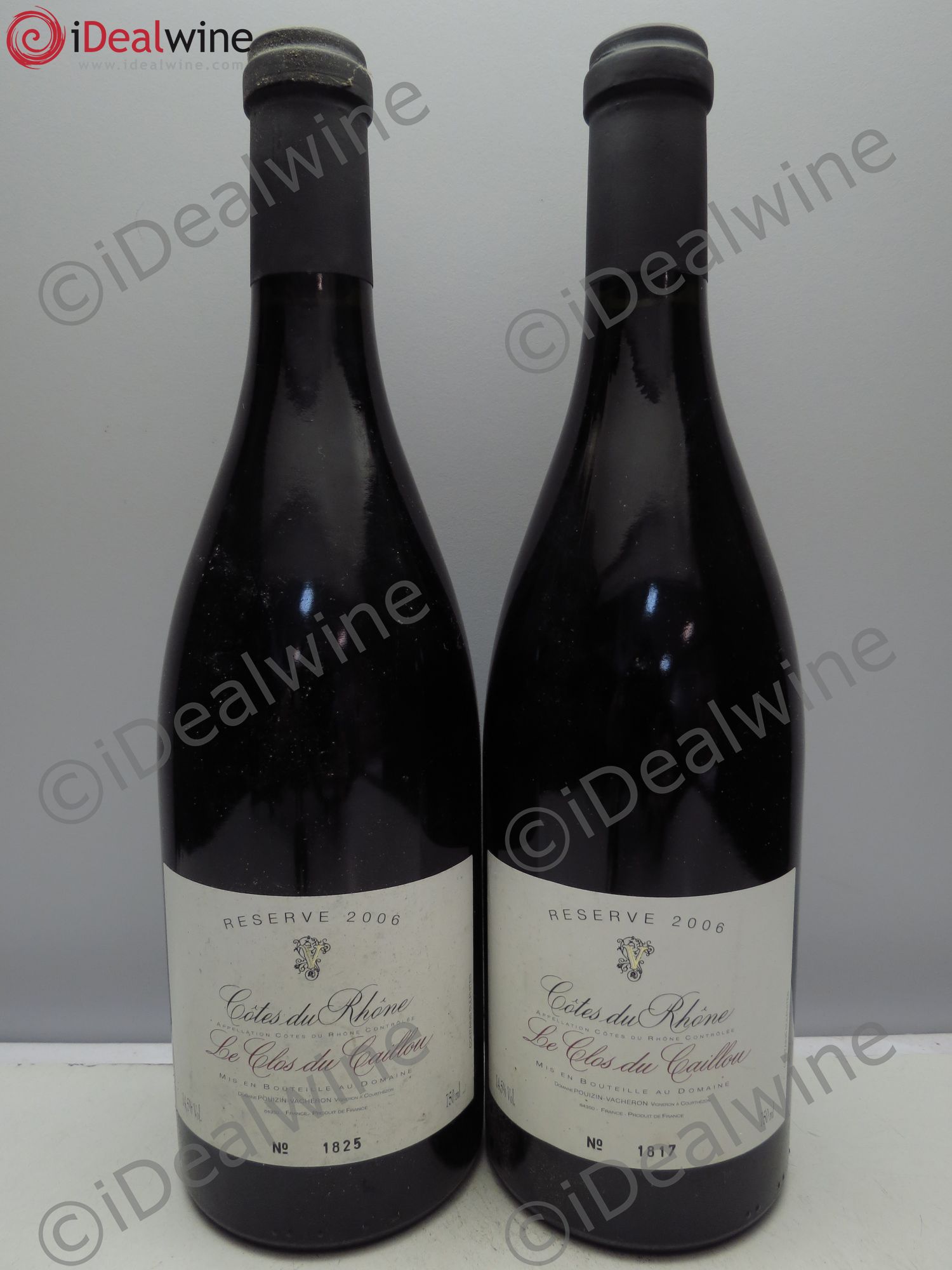 Côtes-du-Rhône Le Clos du Caillou Réserve 2006 - Posten von 2 Flaschen - 0