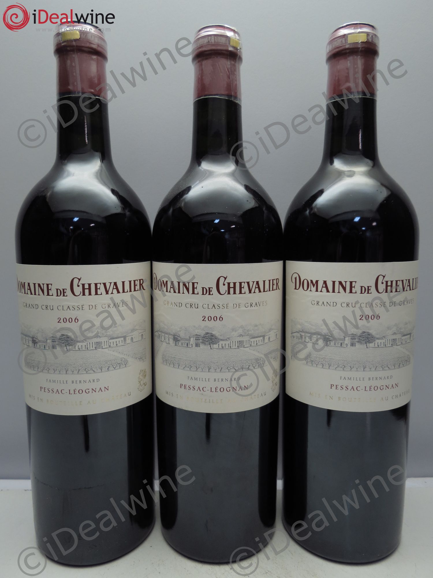 Domaine de Chevalier Cru Classé de Graves 2006 - Lot de 3 bouteilles - 0