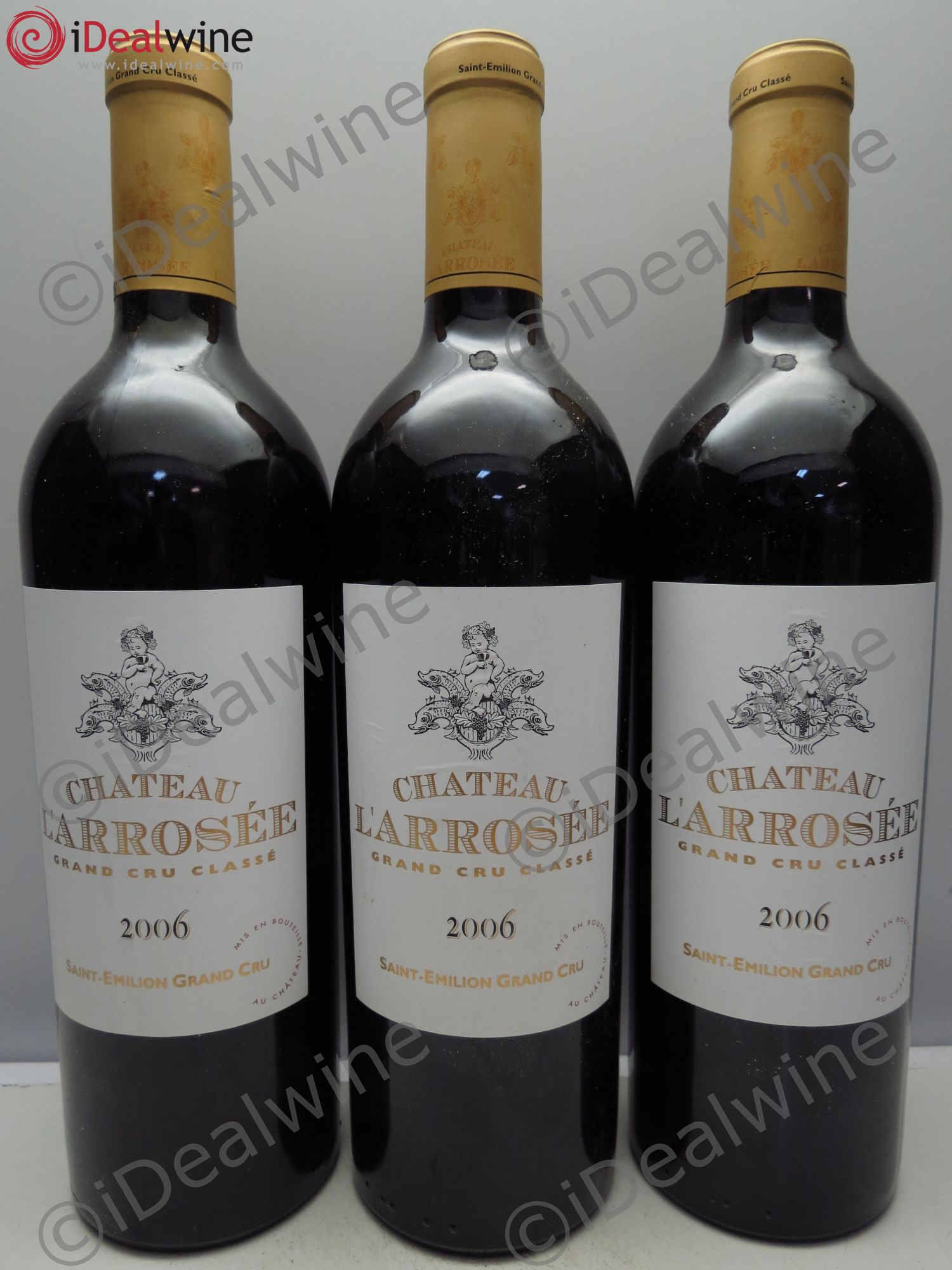 Château l' Arrosée Grand Cru Classé 2006 - Lot de 3 bouteilles - 0