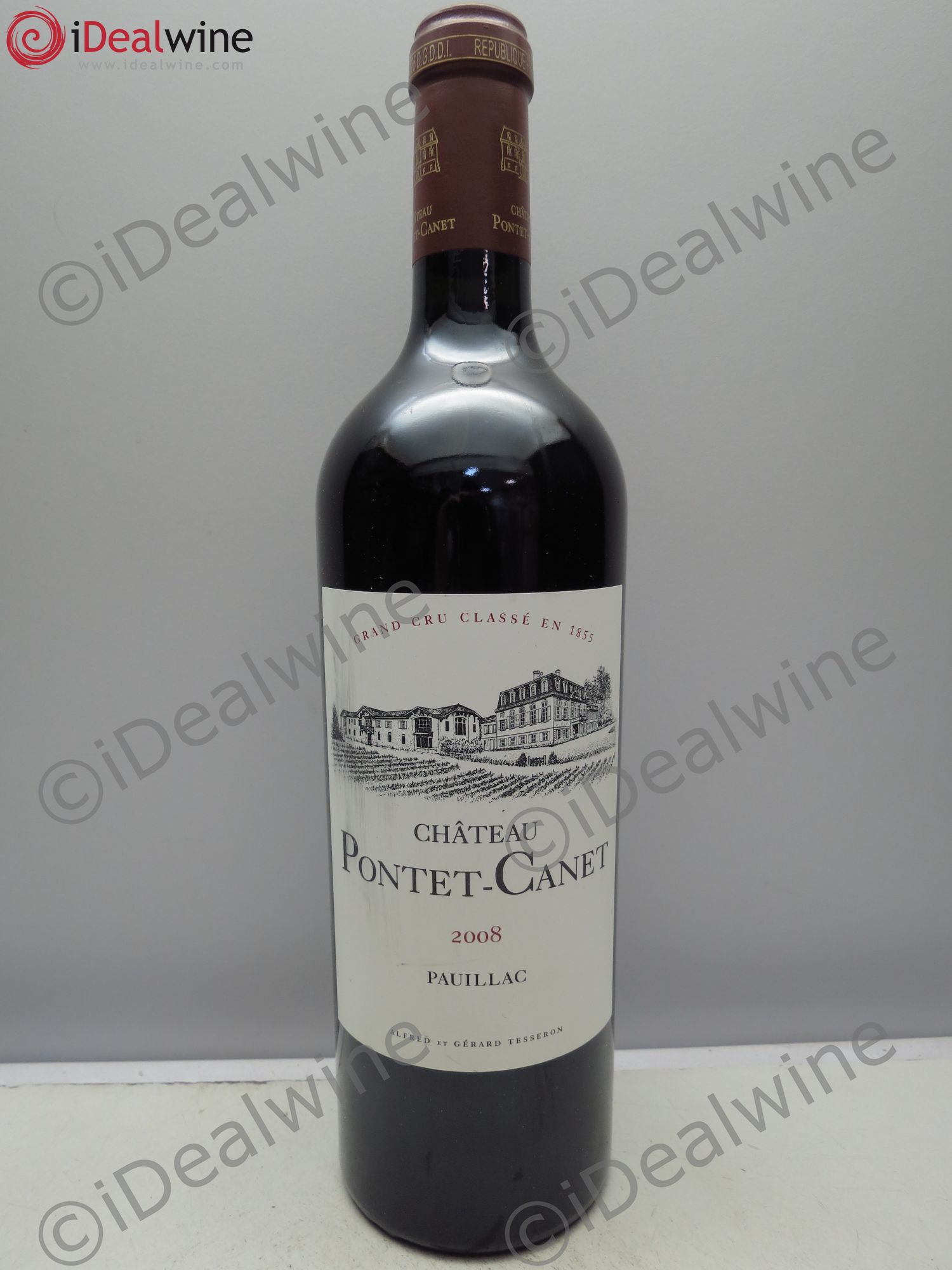 Château Pontet Canet 5ème Grand Cru Classé 2008 - Lot de 1 bouteille - 0