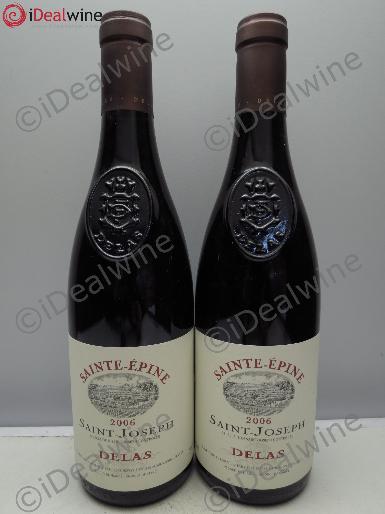 Saint-Joseph Sainte-Epine Delas Frères 2006 - Lot de 2 bouteilles - 0
