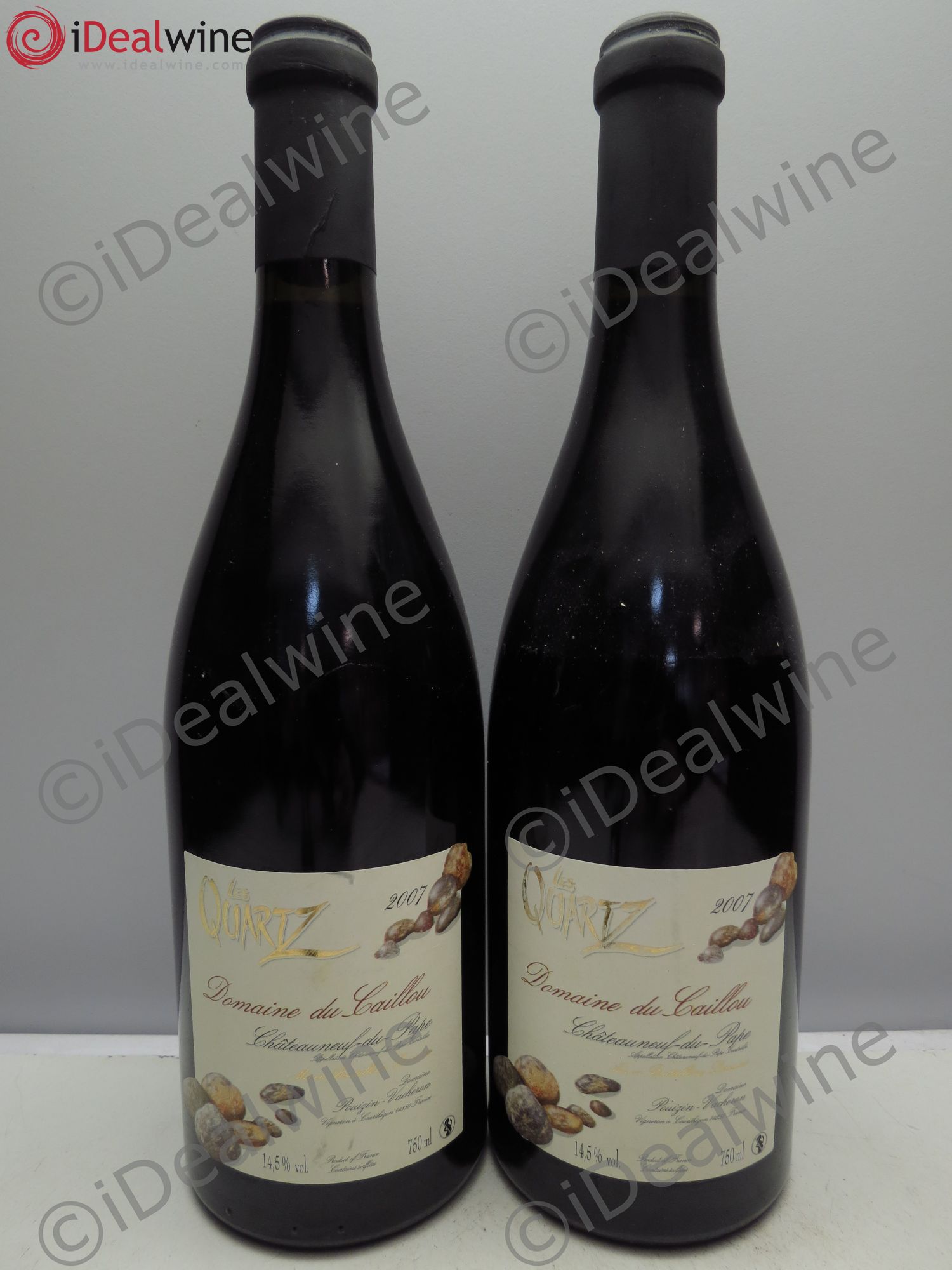 Châteauneuf-du-Pape Les Quartz Clos du Caillou 2007 - Lot de 2 bouteilles - 0