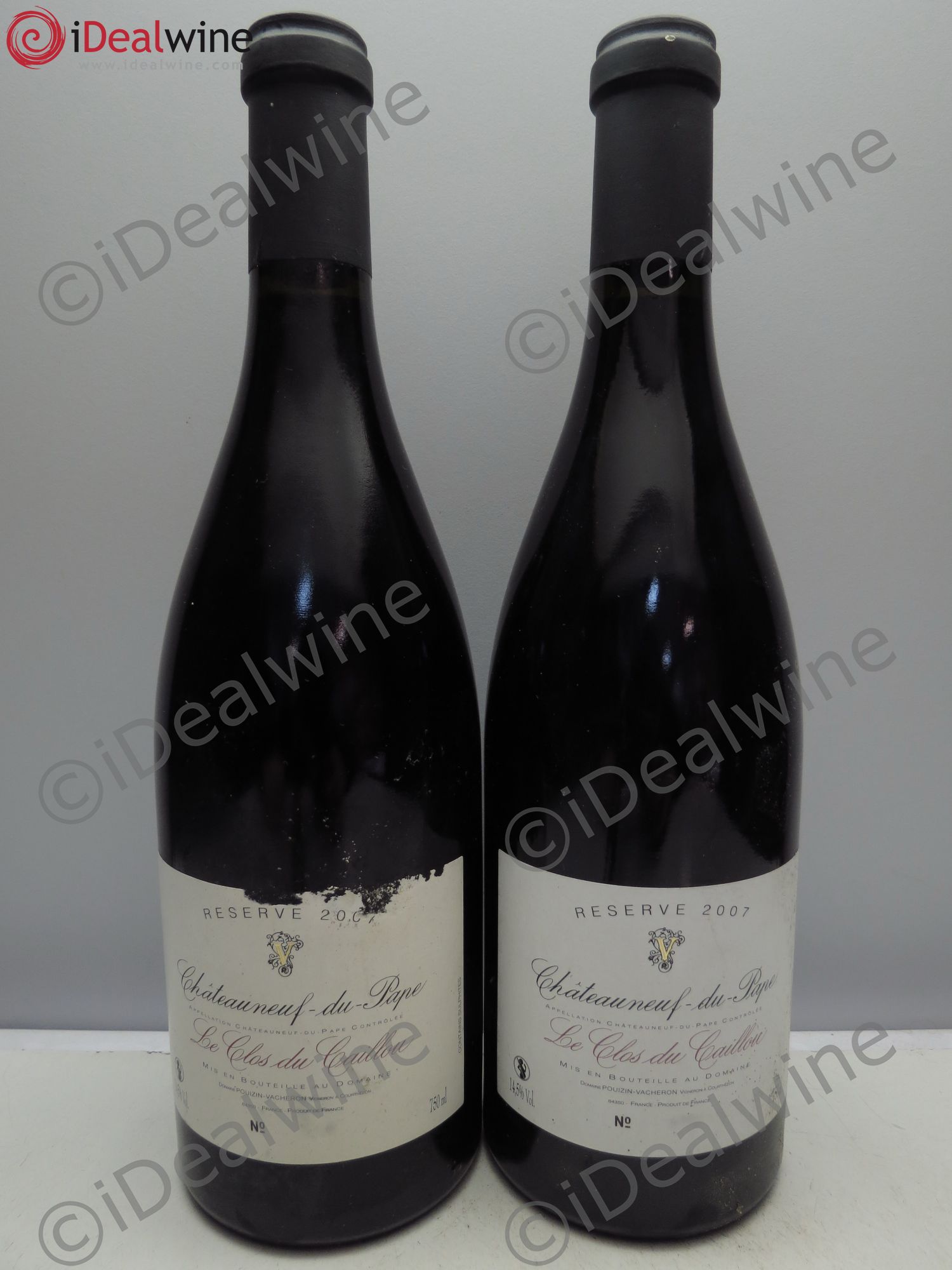 Châteauneuf-du-Pape Domaine Le Clos du Caillou Réserve Sylvie Vacheron 2007 - Lot de 2 bouteilles - 0