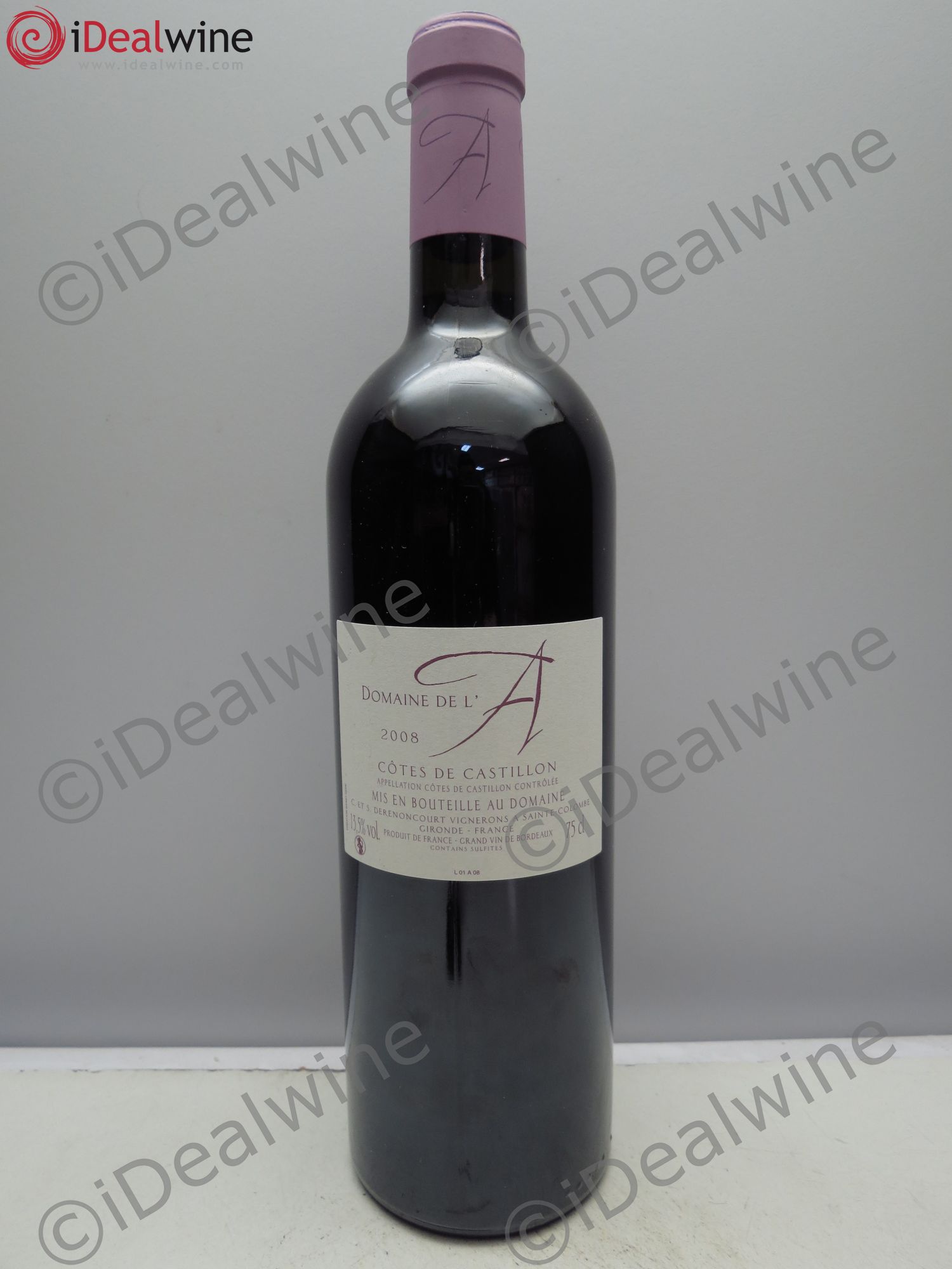 Domaine de l'A 2008 - Lot de 1 bouteille - 0
