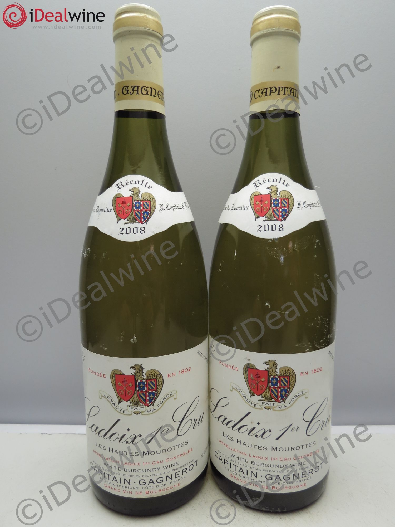 Ladoix 1er Cru 2008 - Lot de 2 bouteilles - 0