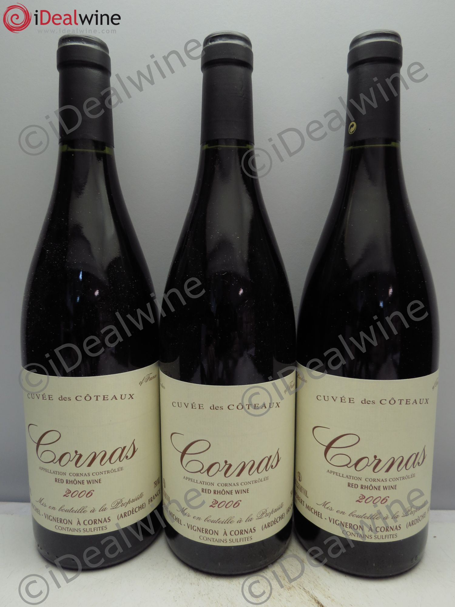 Cornas Cuvée des Coteaux 2006 - Posten von 3 Flaschen - 0
