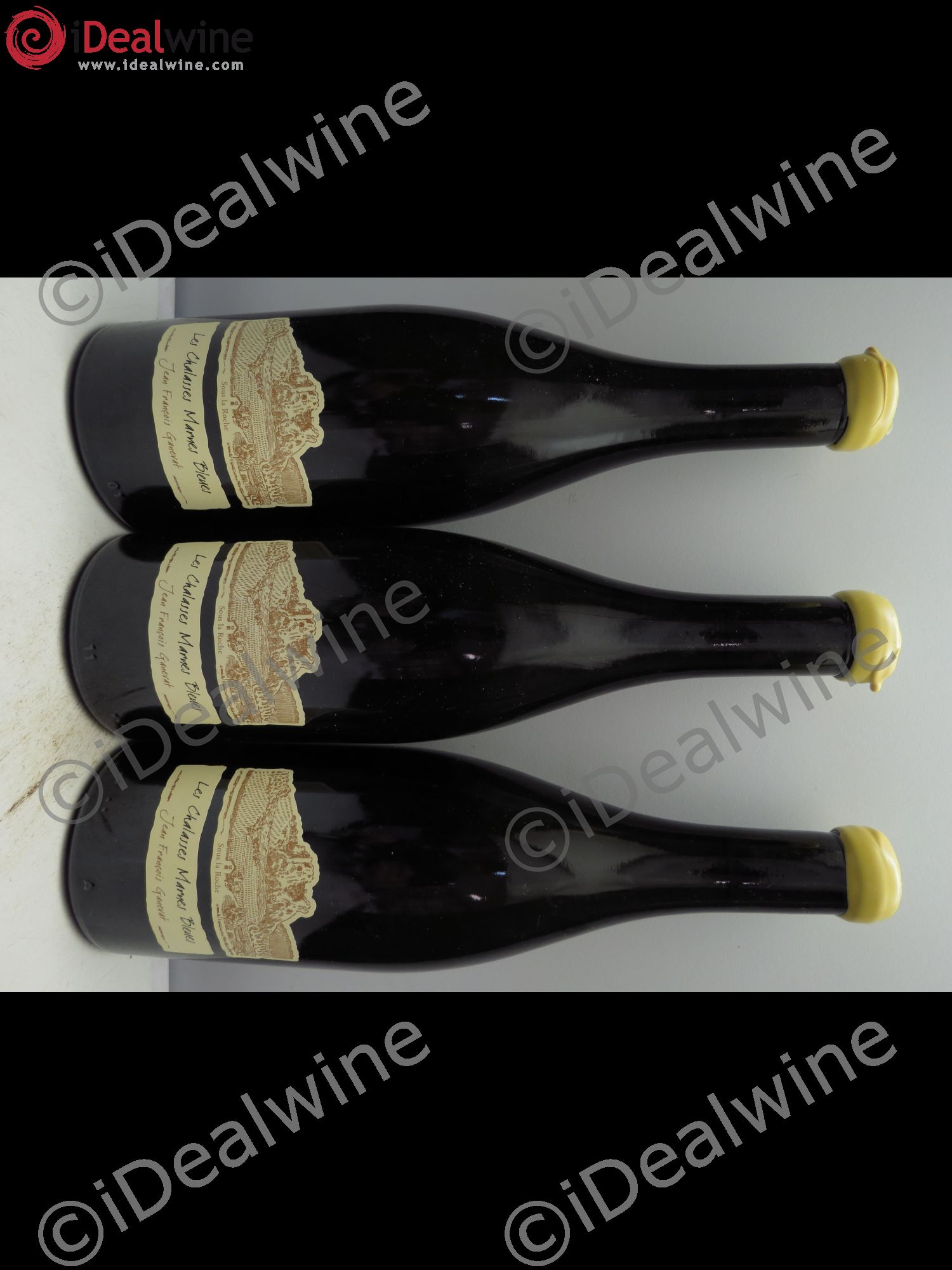 Divers Savagnin Les Chalasses Marnes Bleues Jean François Ganevat 2010 - Posten von 3 Flaschen - 0