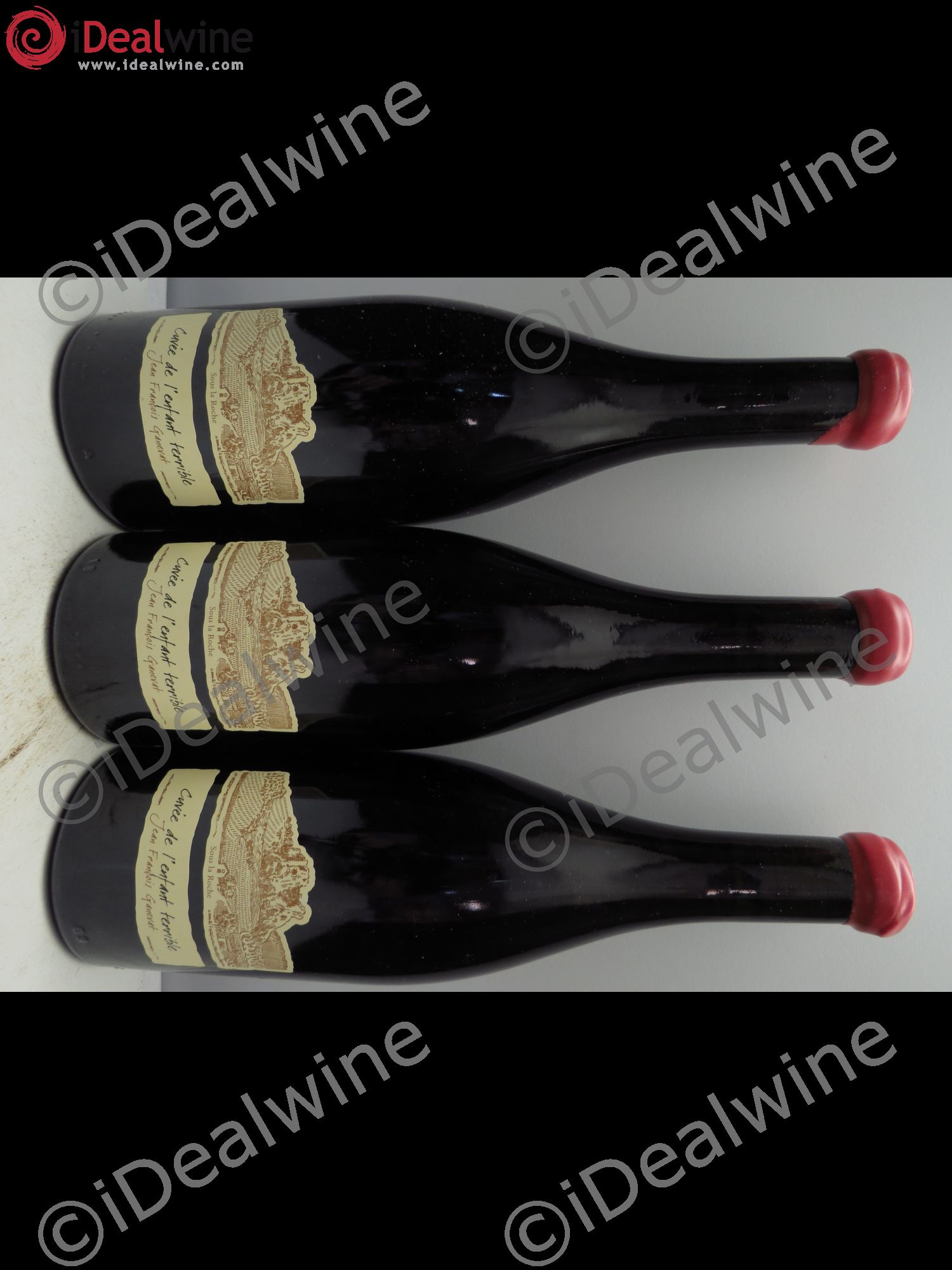 Divers Jura Cuvée de l'Enfant Terrible Poulsard Ganevat 2011 - Posten von 3 Flaschen - 0