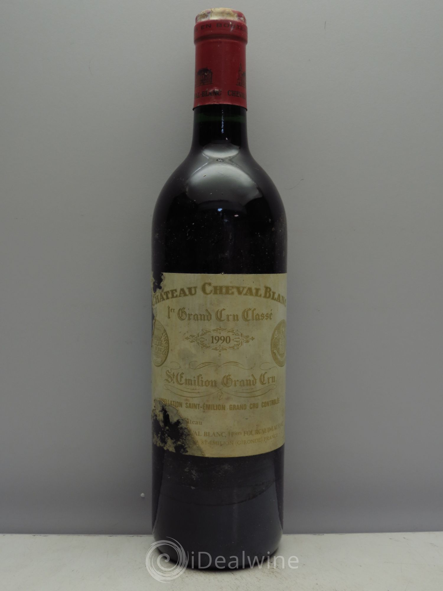 Château Cheval Blanc 1er Grand Cru Classé A 1990 - Lot de 1 bouteille - 0