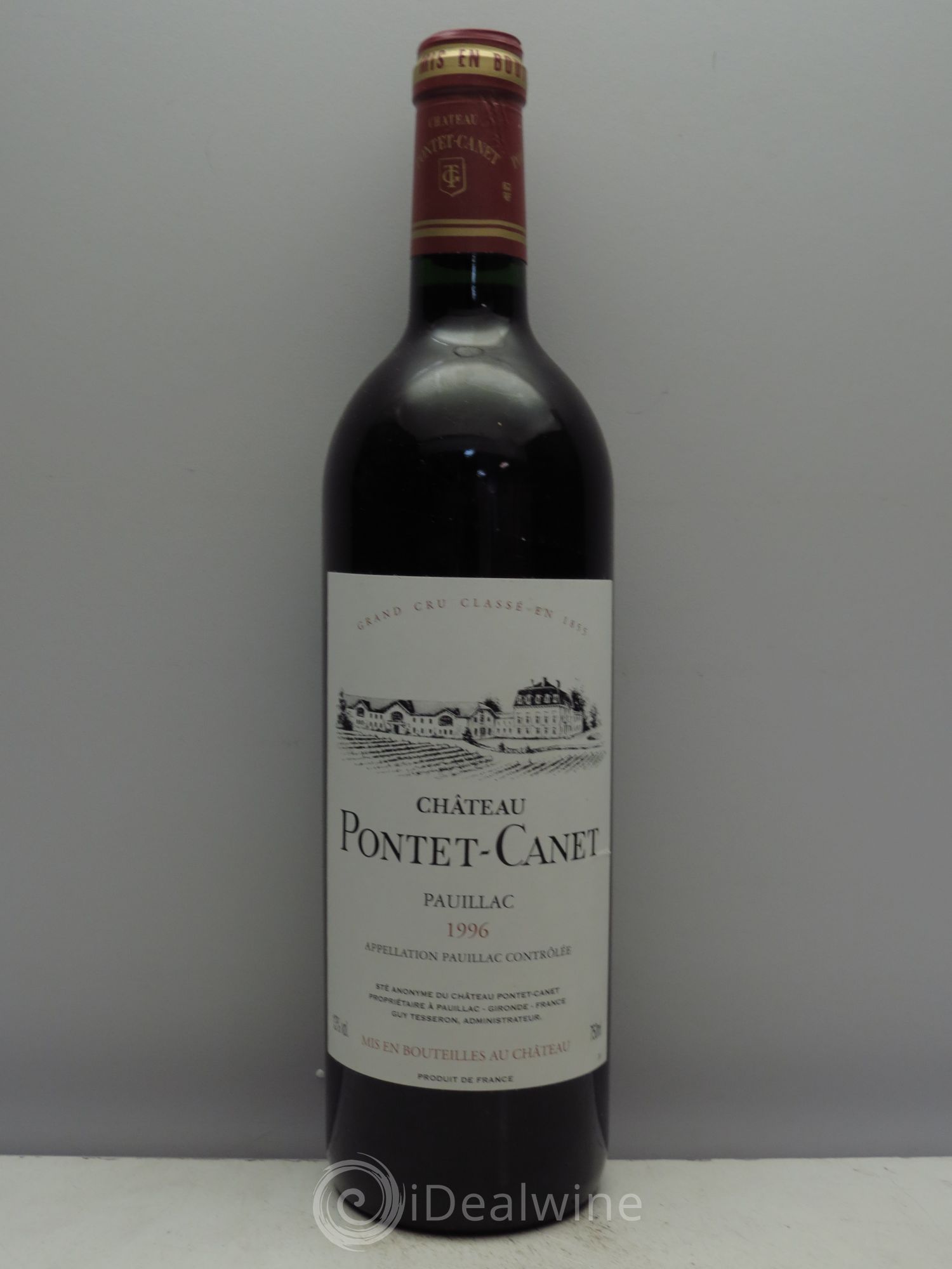 Château Pontet Canet 5ème Grand Cru Classé 1996 - Lot de 1 bouteille - 0