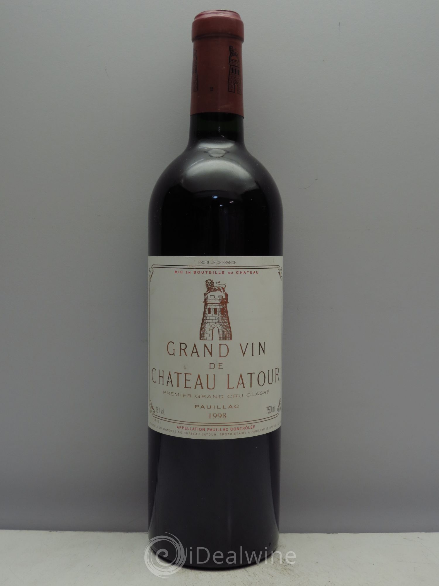 Château Latour 1er Grand Cru Classé 1998 - Lot de 1 bouteille - 0